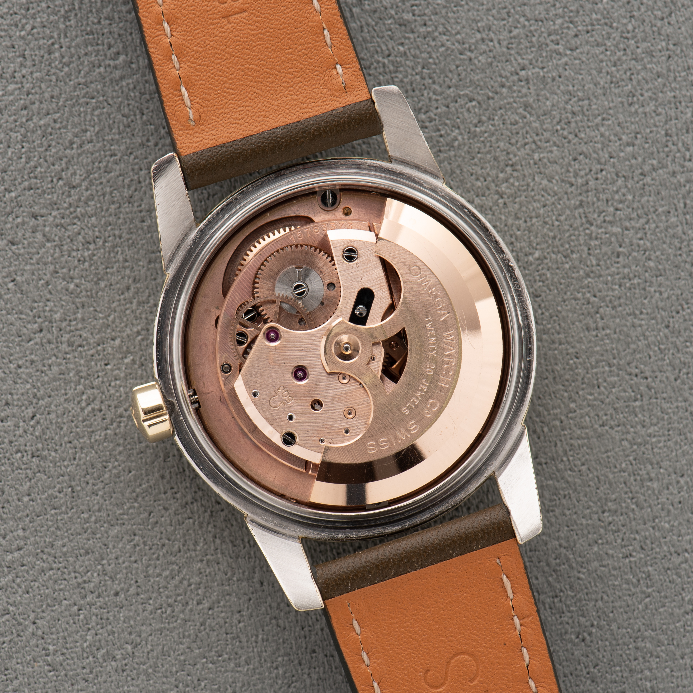 View of Omega Automatic Seamaster ref 2849-6 SC from 1956