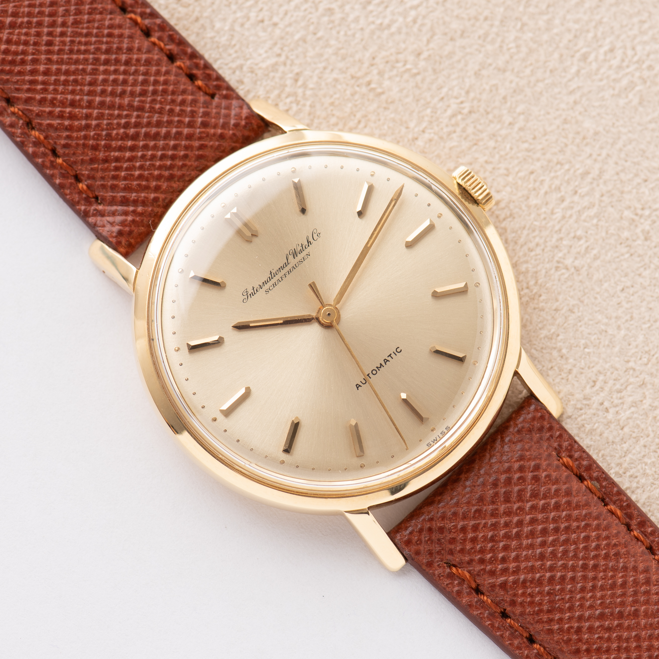 View of International Watch Co Schaffhausen Automatic cal 854 ref R807A