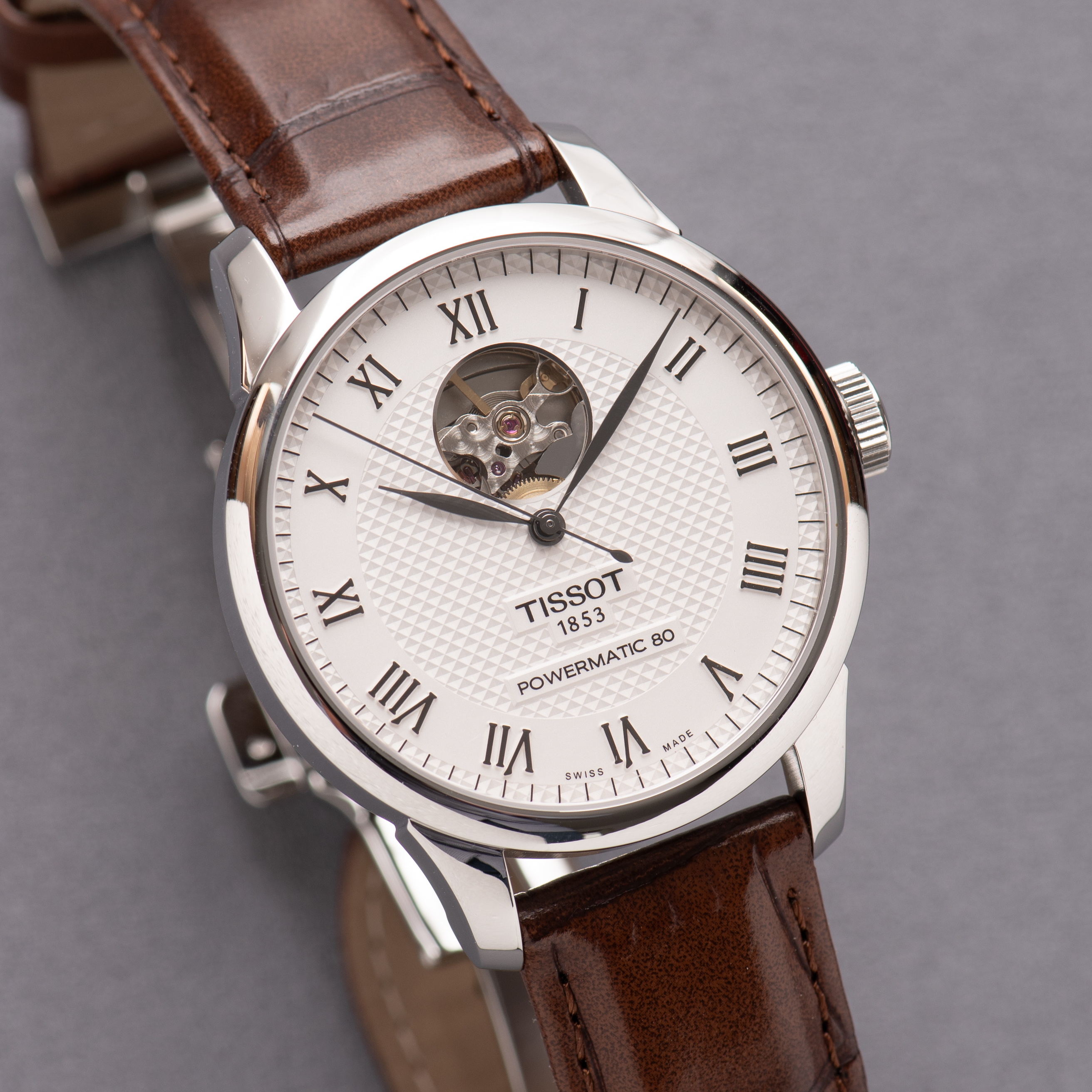 Vue de Tissot Le Locle Open Heart Like New Full Set Réf T006.407.16.033.01