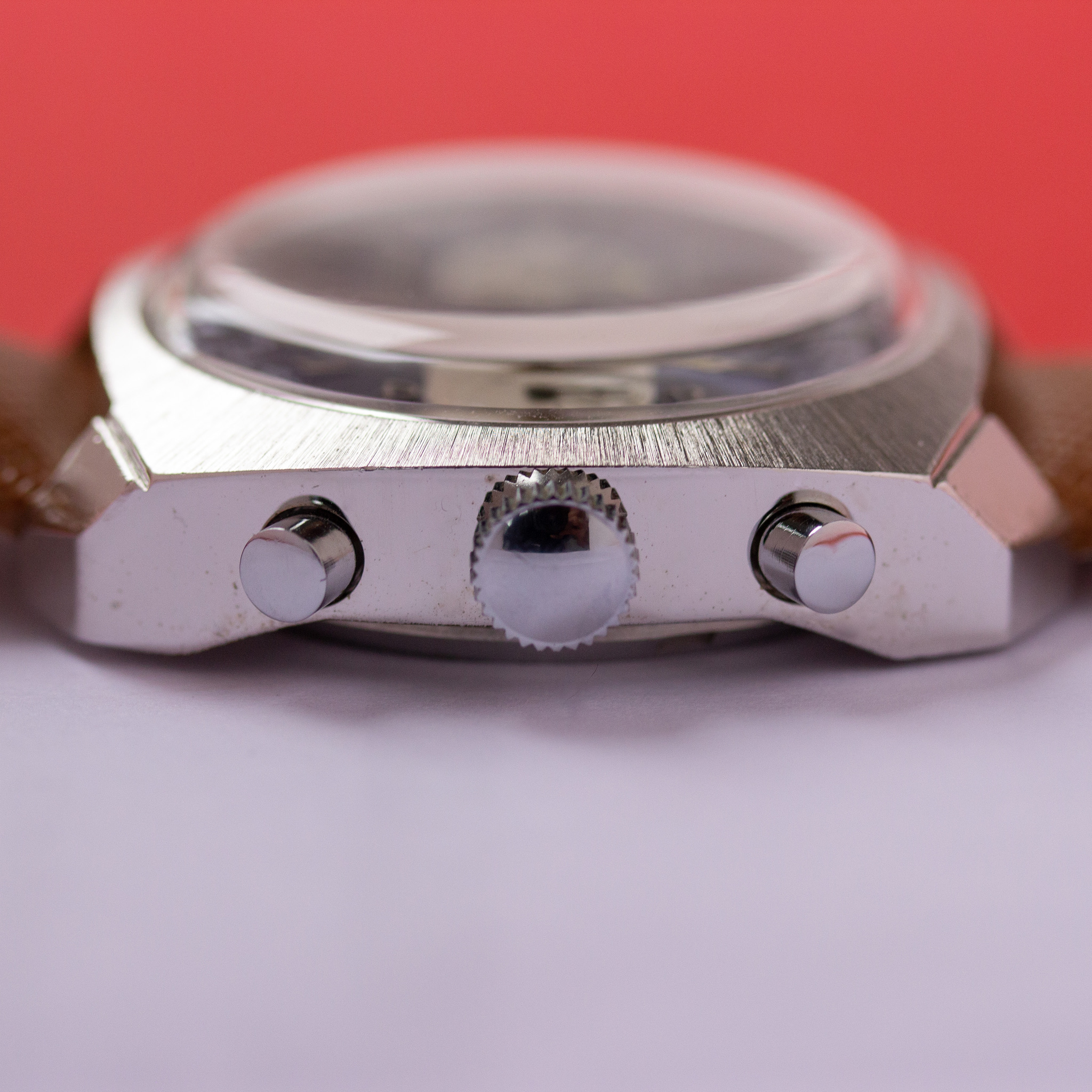 View of Kiple Chronograph Incabloc 17 rubies