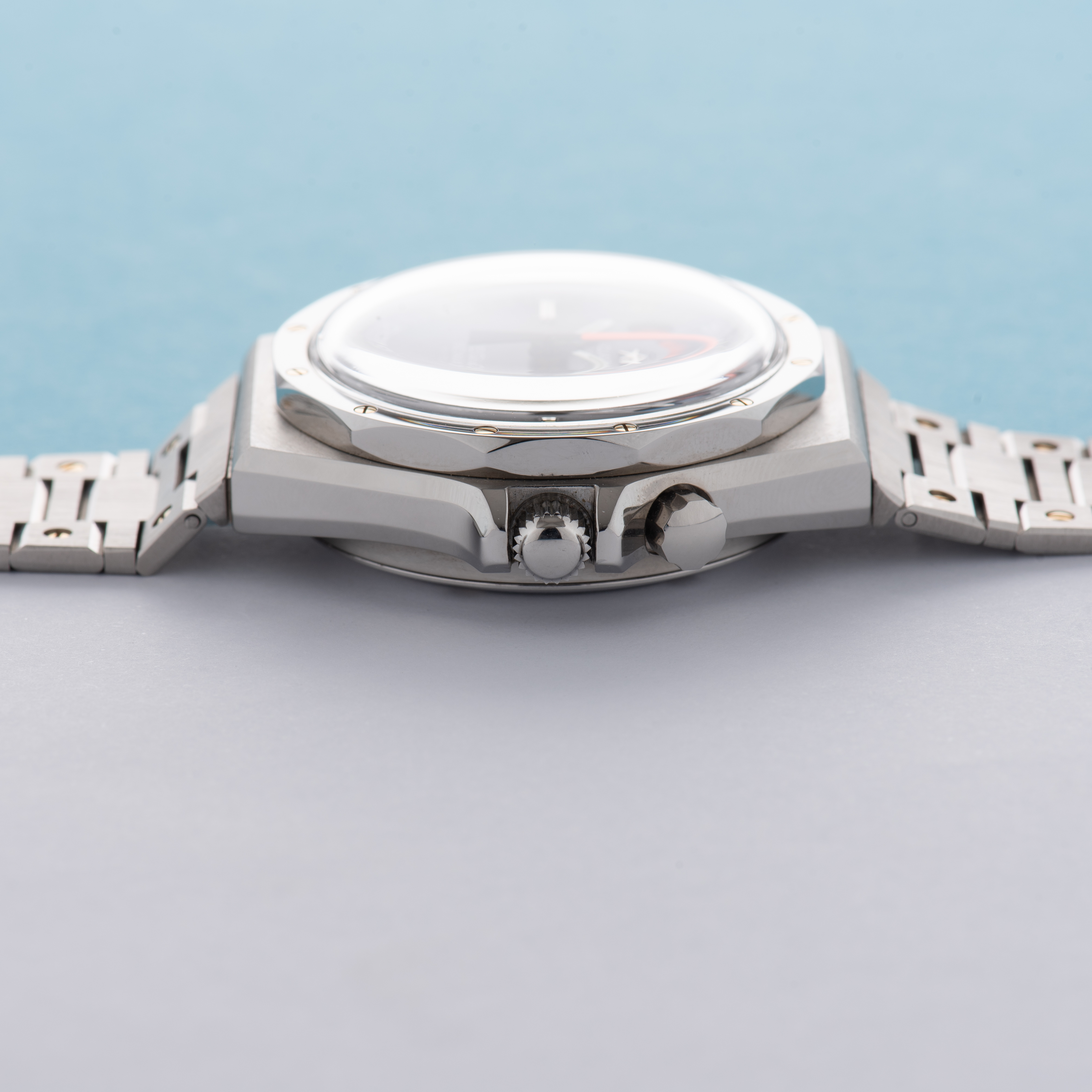 Zicht op Aquastar Geneva Regate Newport ref 9856 New Old Stock
