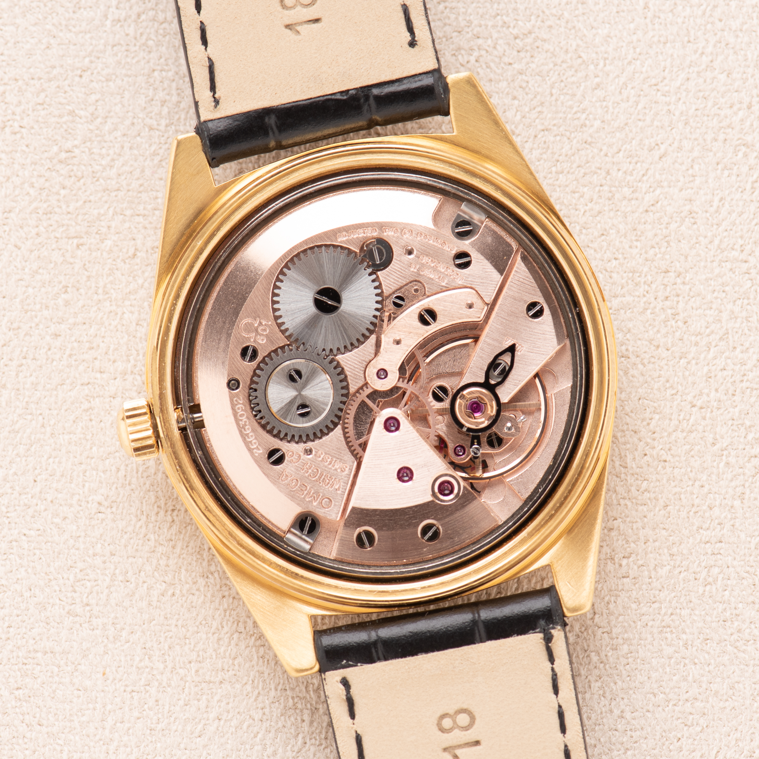 Vue de Omega Genève "Breguet Dial" GoldPlated réf 135.041 from 1968