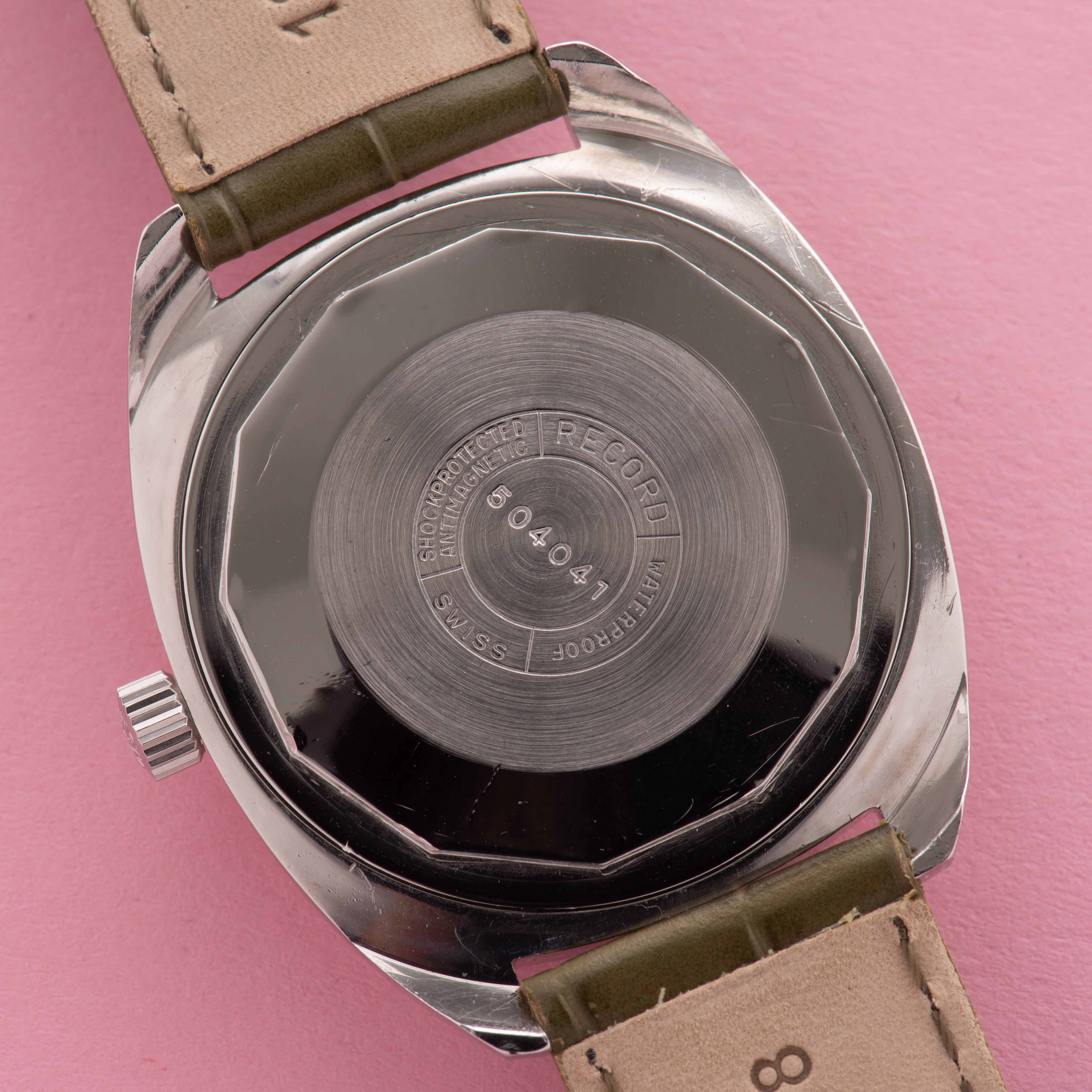 Vue de Longines Record Automatic ETA 2638 réf 504041
