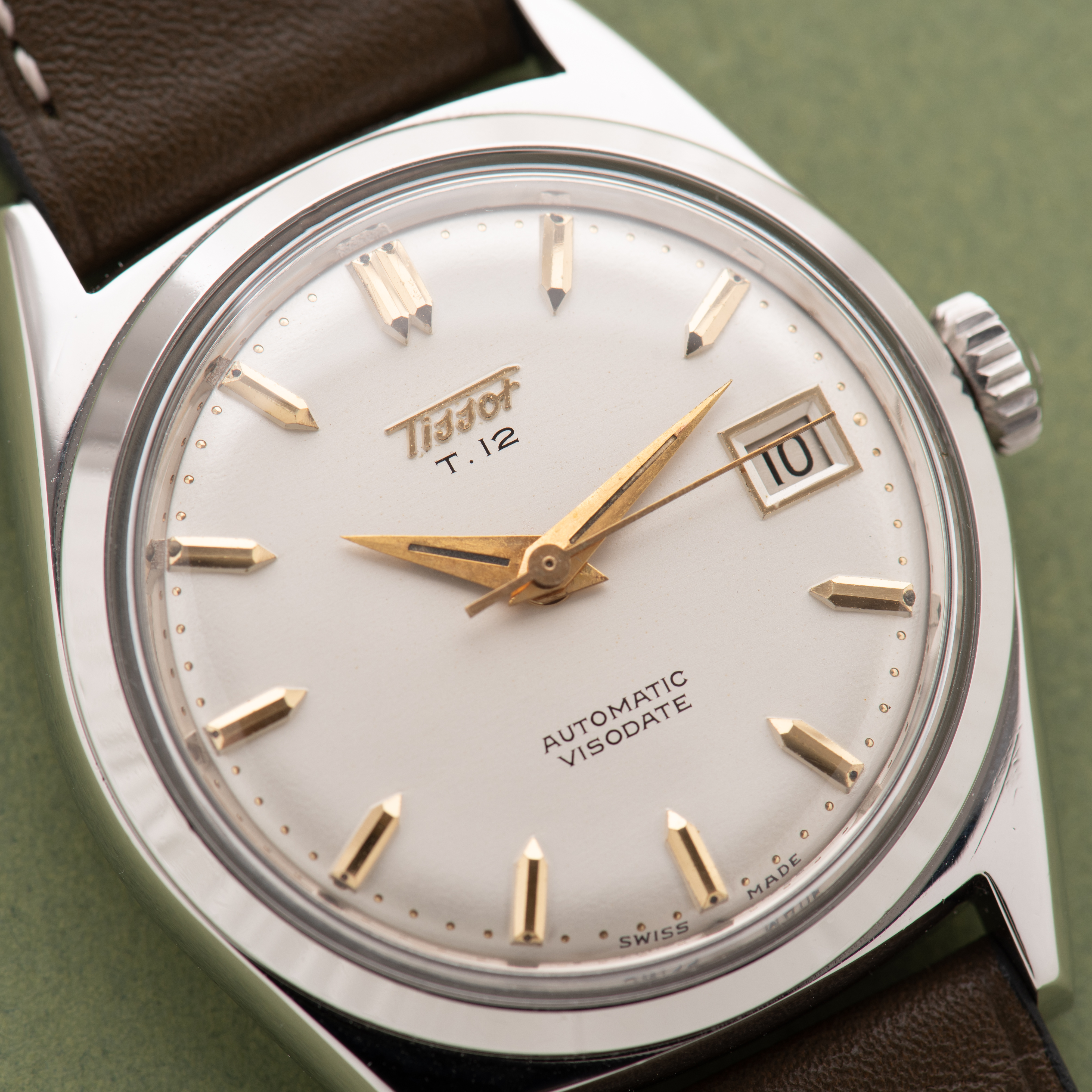 View of Tissot T12 Automatic Visodate ref 67012-1 cal 28.5R