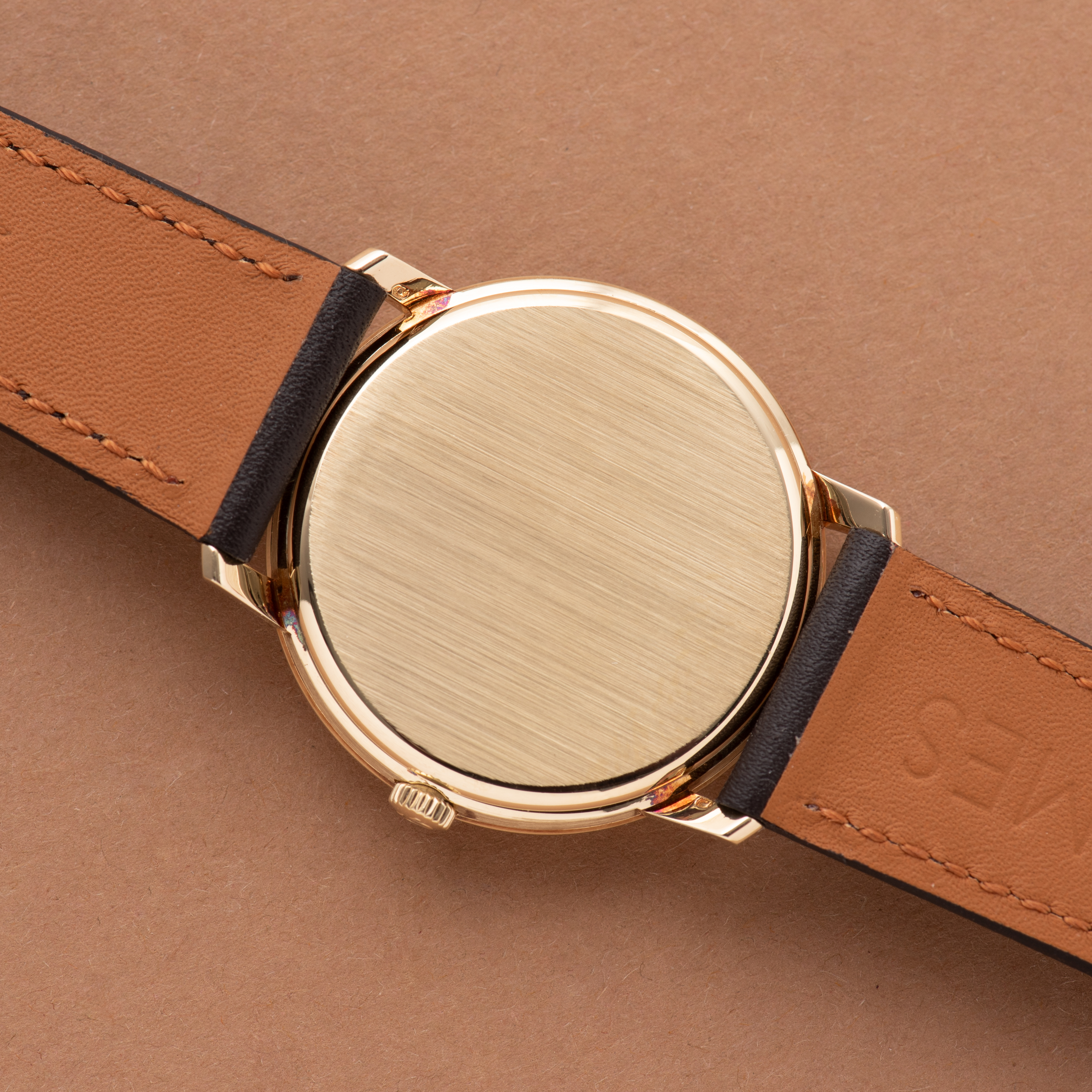 View of Omega Geneva Dress Watch 14K Yellow Gold Ref 131.021SP from 1969