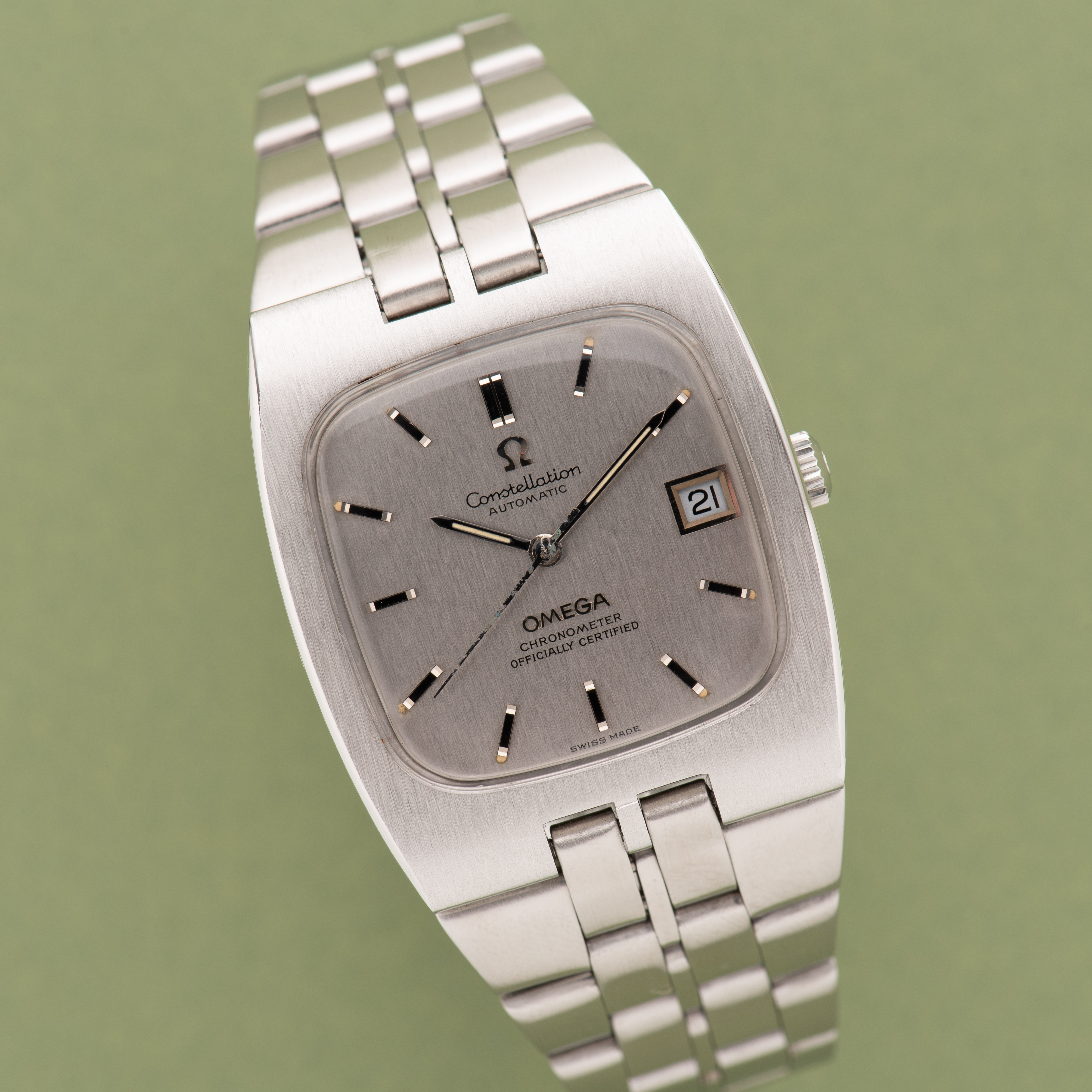 Vue de Omega Constellation Automatic Chronometer cal 1001 réf 168.047 from 1969