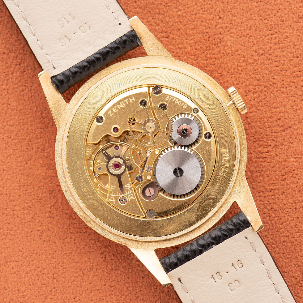 Miniature : Zenith Dress Watch "Calatrava" Gold 18k New Old Stock cal P50 from 1949