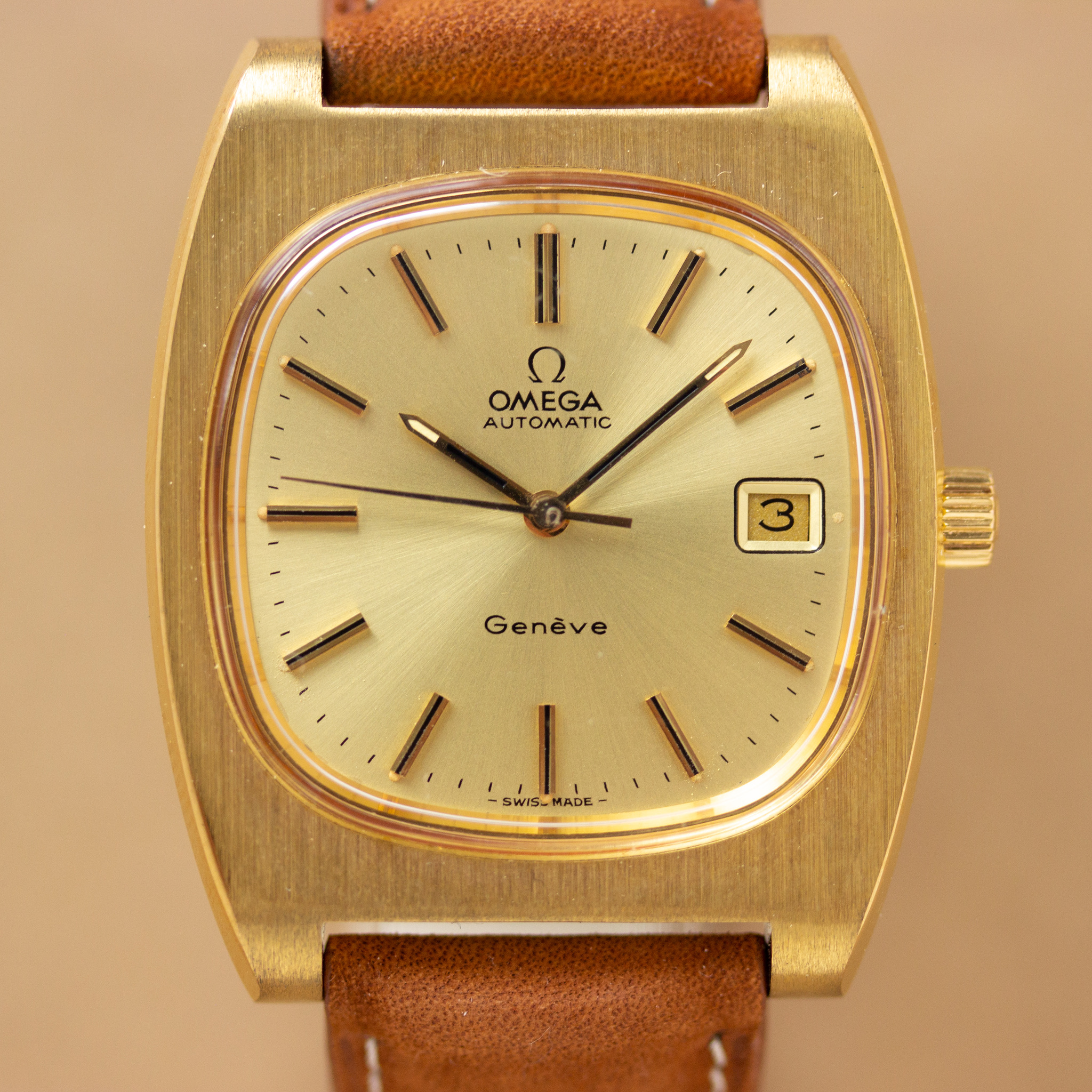 View of Omega Automatic Geneva ref 166.0190 cal 1012