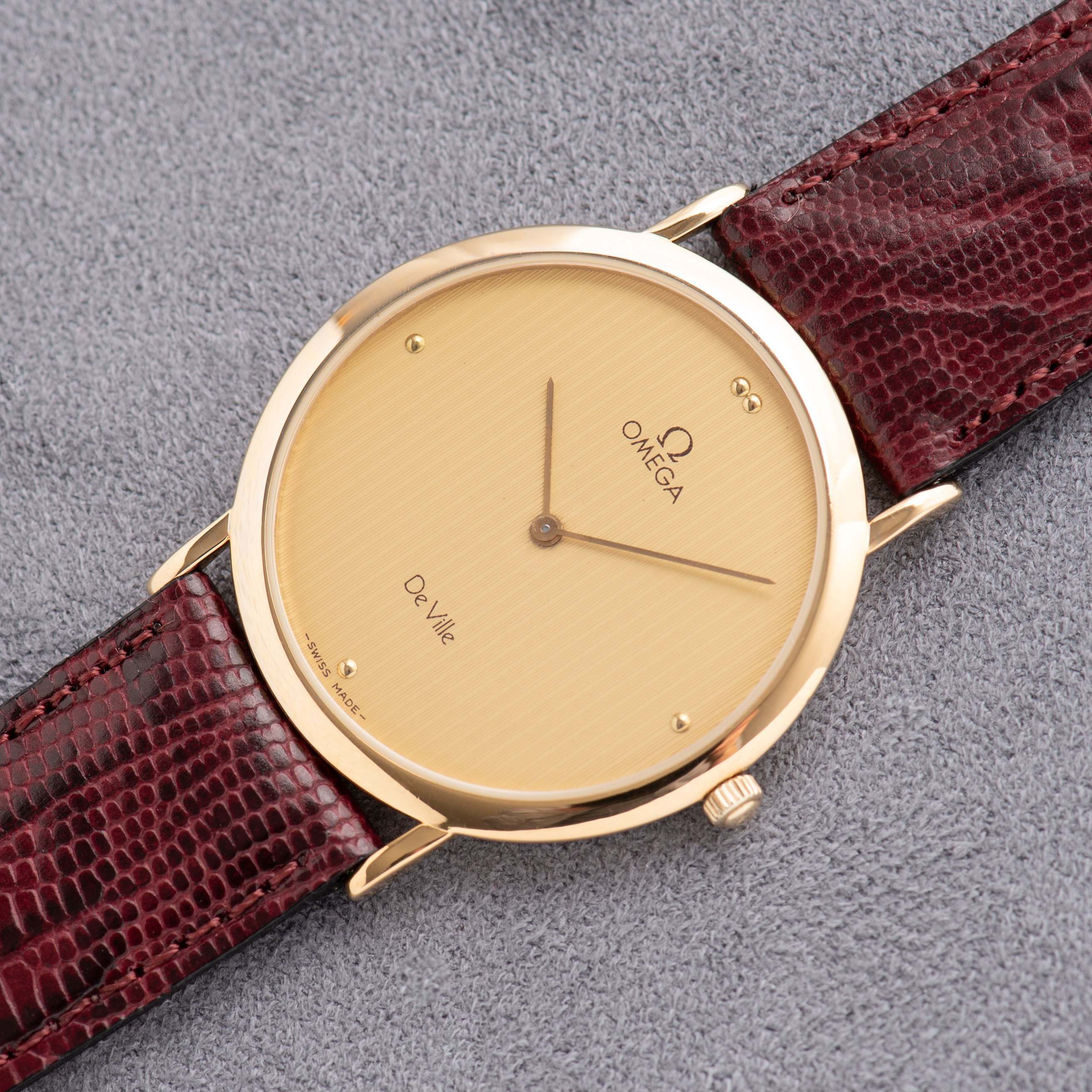 Zicht op Omega De Ville ref 195.0075 cal 1378