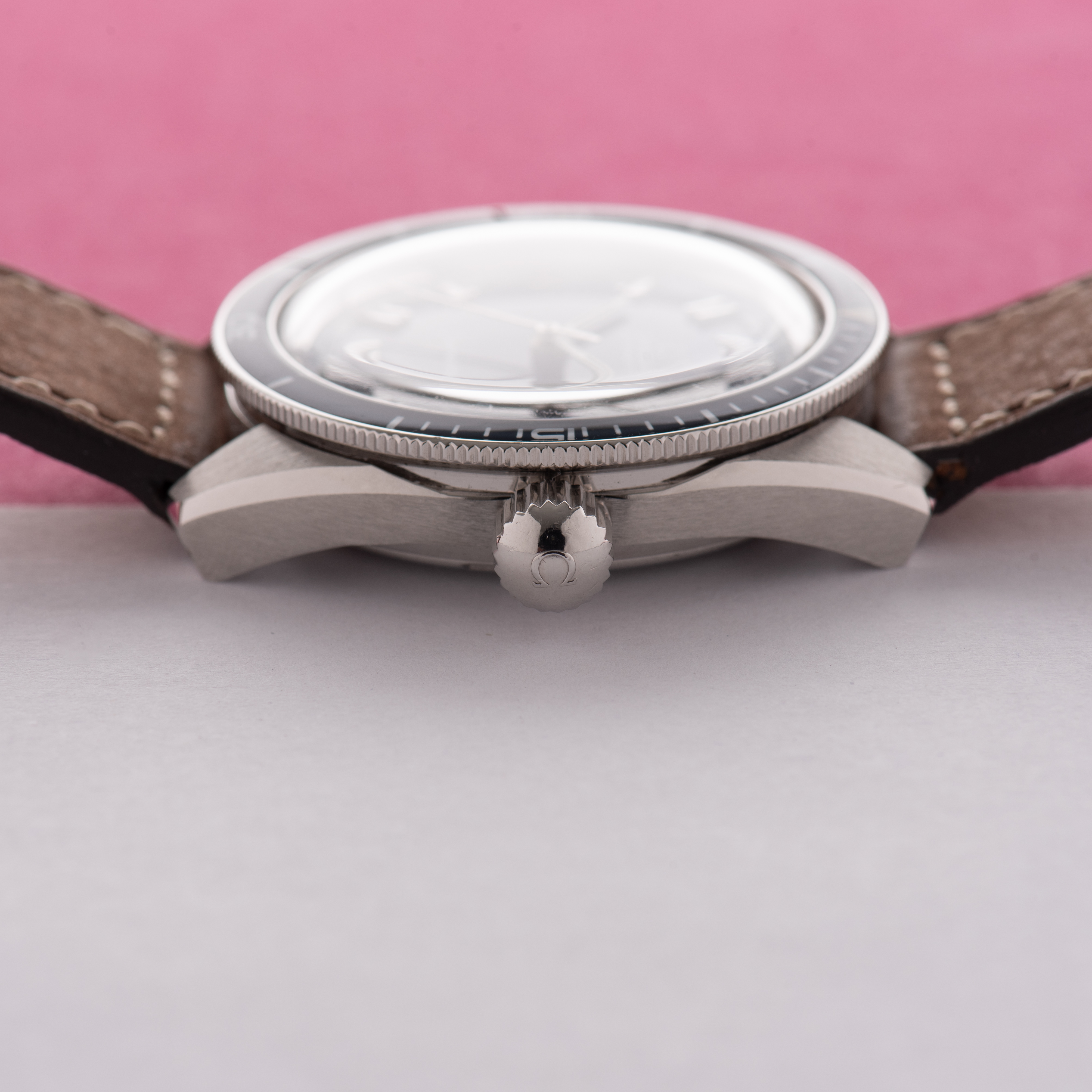 Zicht op Omega Automatic Seamaster 60 from 1969 Réf 166.062