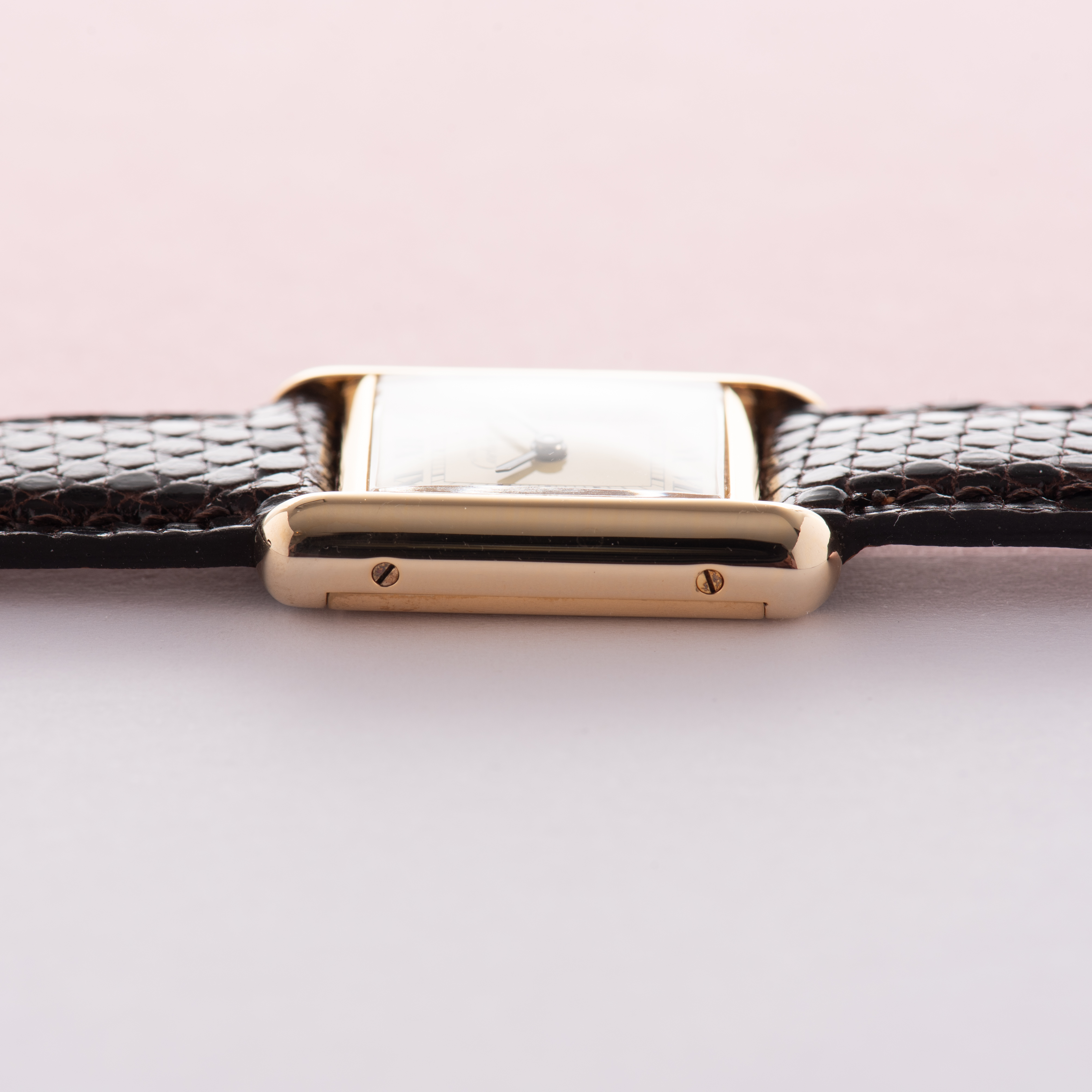 Vue de Cartier Must de Tank Vermeil Roman dial from 1980-90