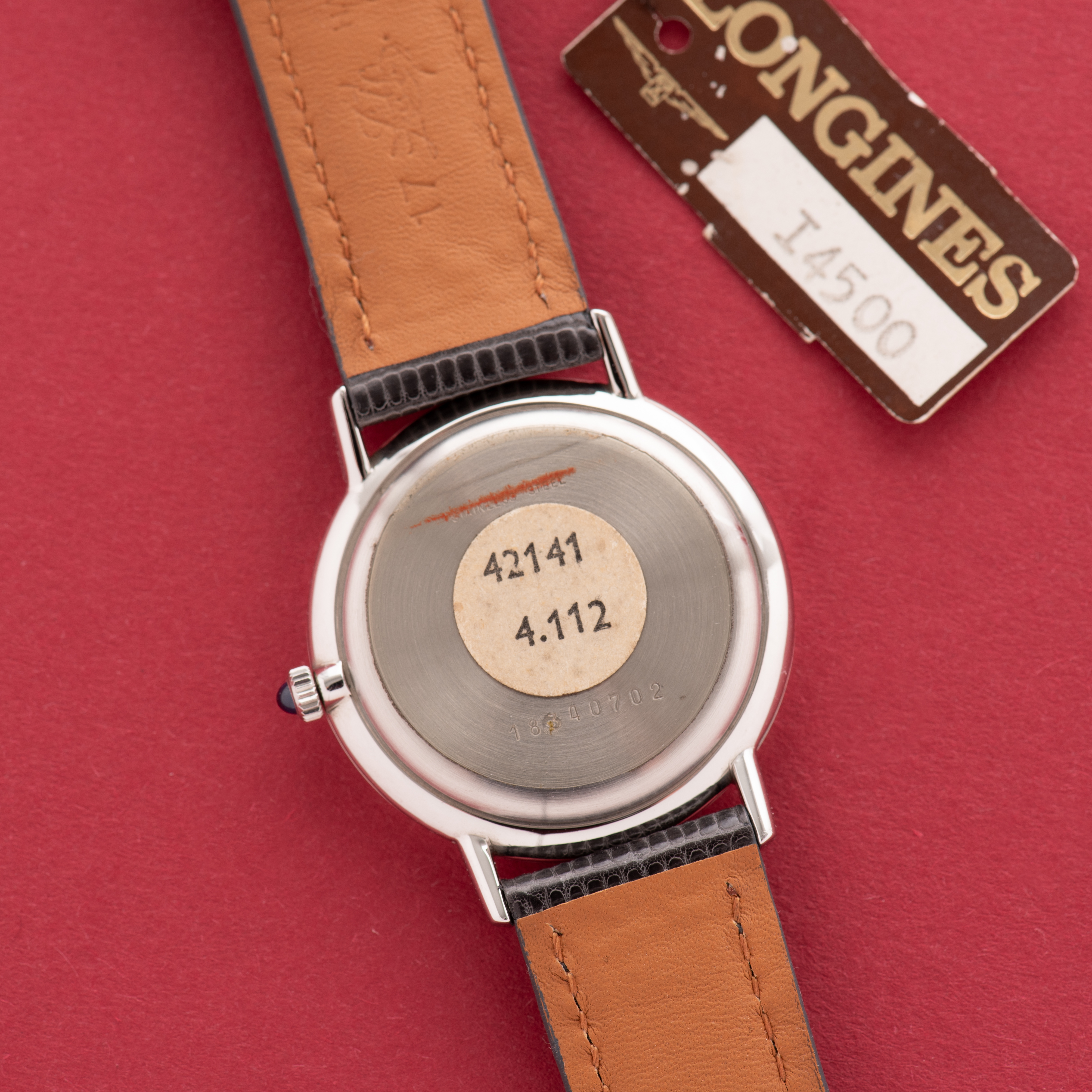 Vue de Longines Automatic Blue Tapisserie dial réf 4214 990 cal L990.1