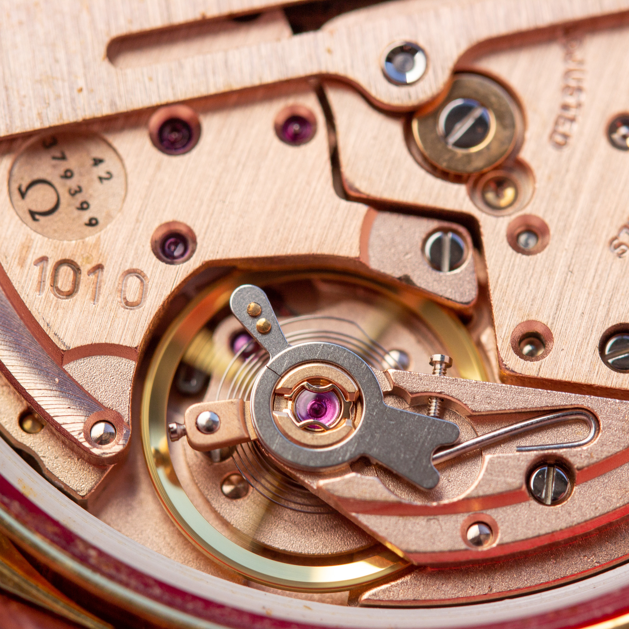 Vue de Omega Seamaster Automatic cal 1010 réf 166.0204