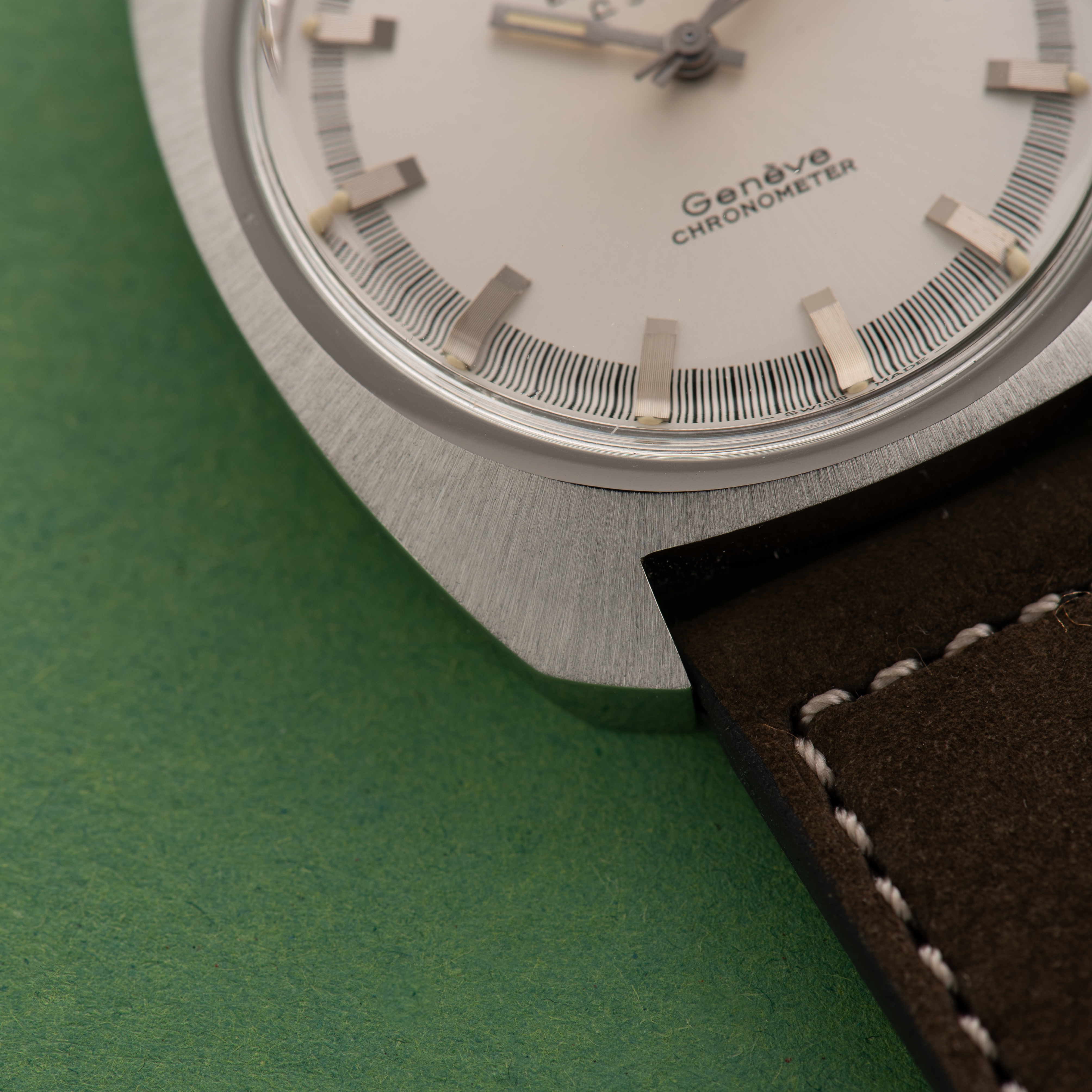 View of Omega Electronic F300 Hz Genève Chronometer Ref 198.030 from 1972