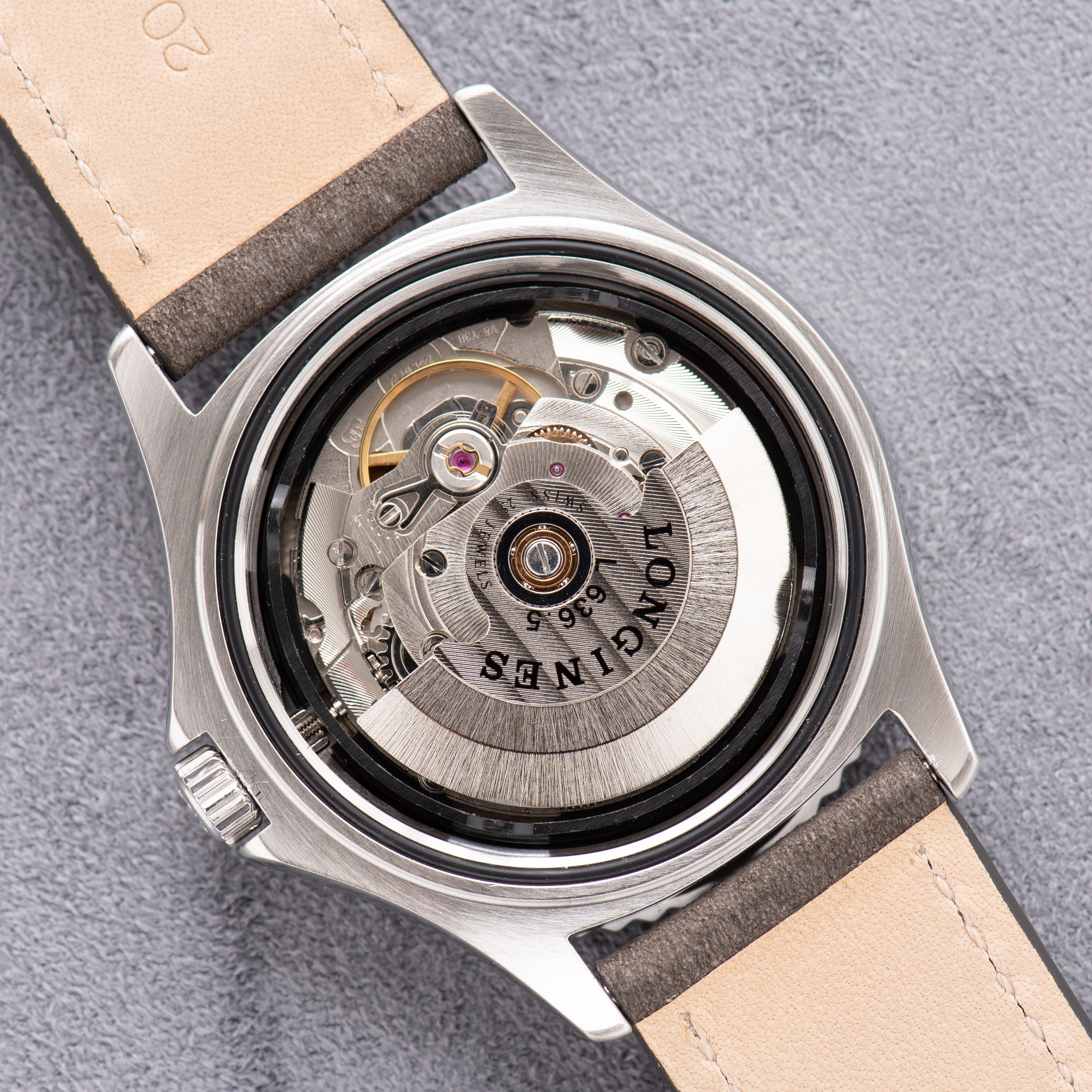 View of Longines Admiral Automatic Day-date White Dial L3.60.4
