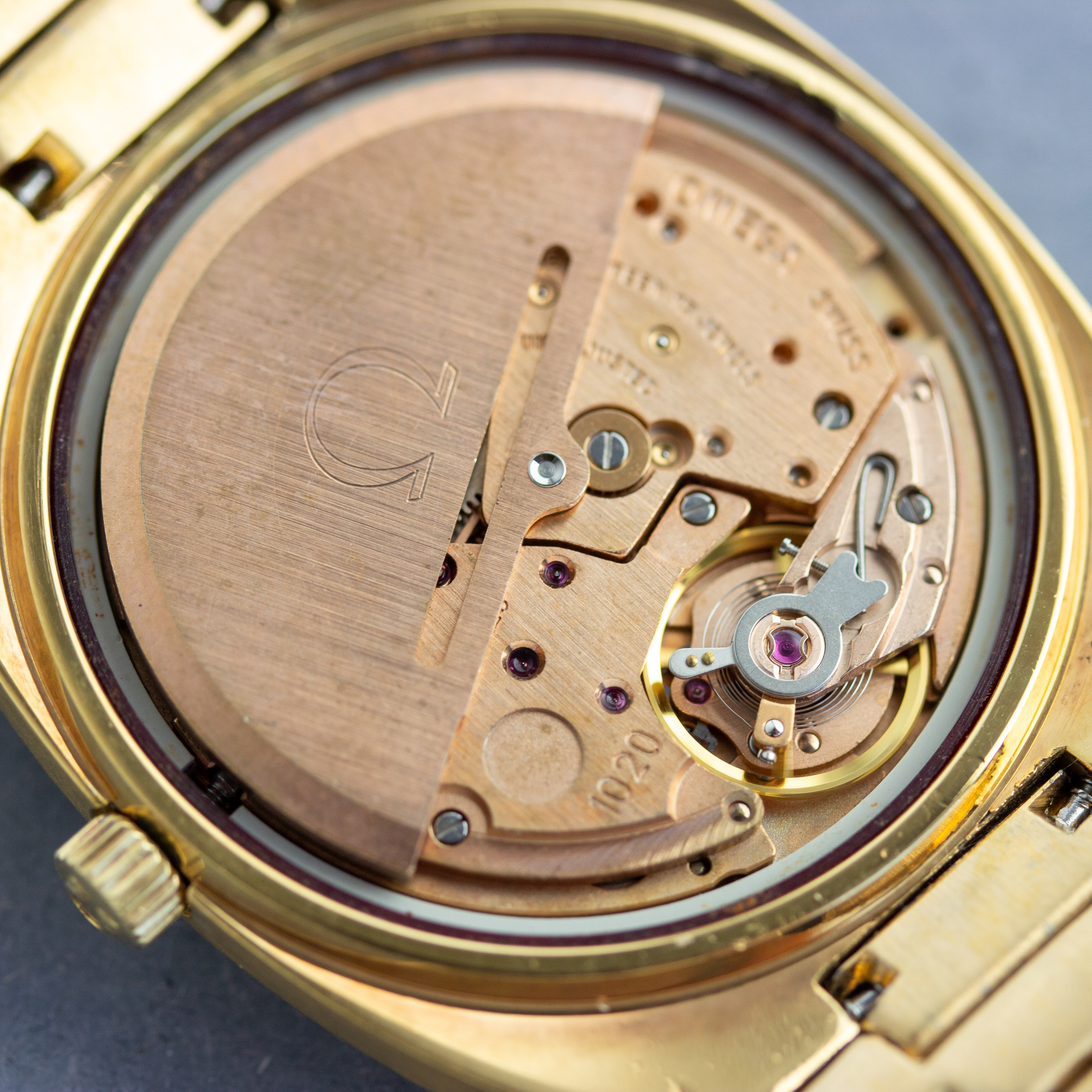 View of Omega Seamaster Automatic cal 1020 ref 166.0216