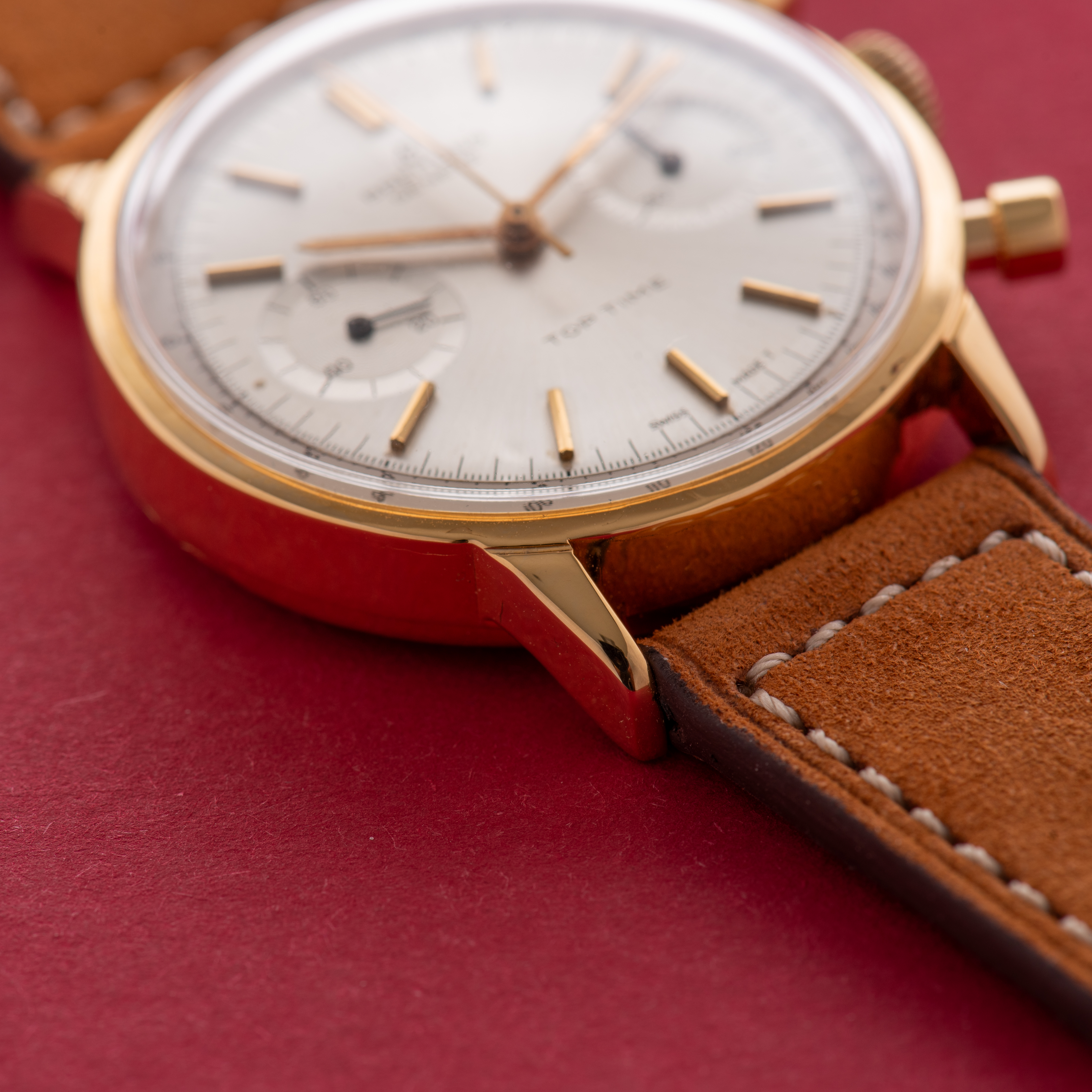 Zicht op Breitling Toptijd Chronograaf Venus 188 ref 2003