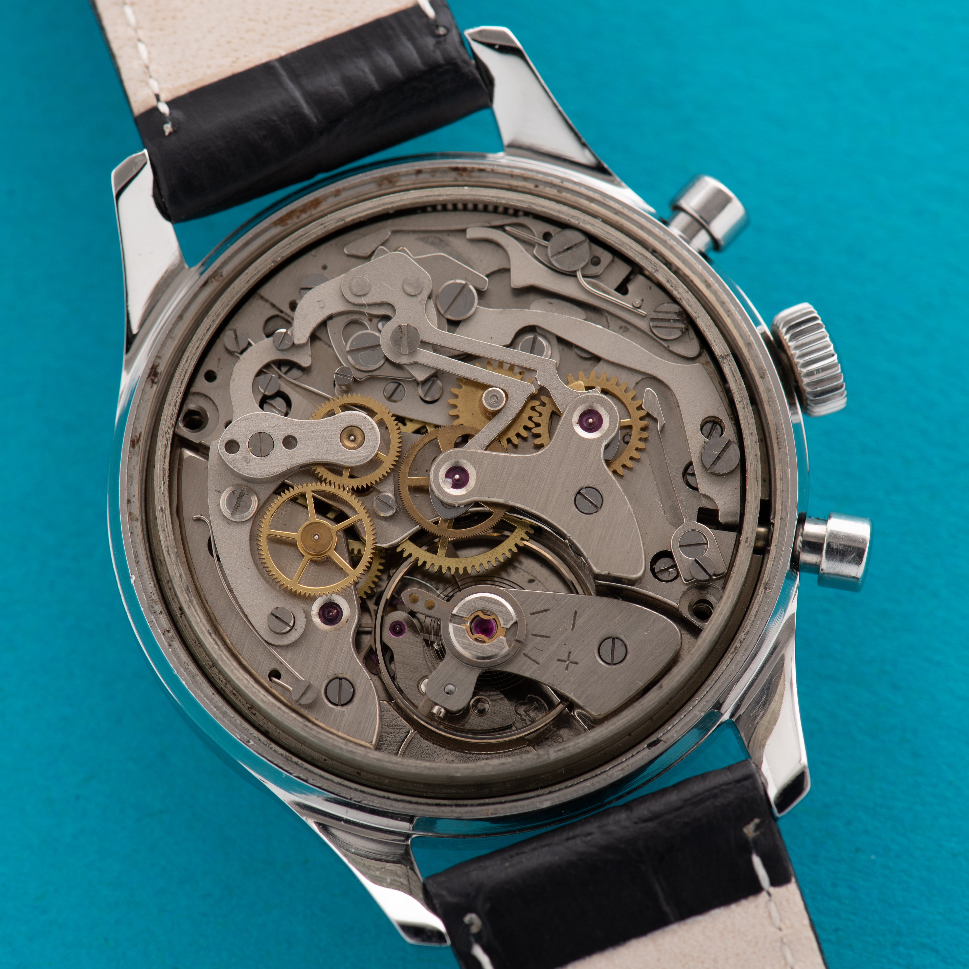 View of Cauny Prima 17rubis Chronographe Landeron 187