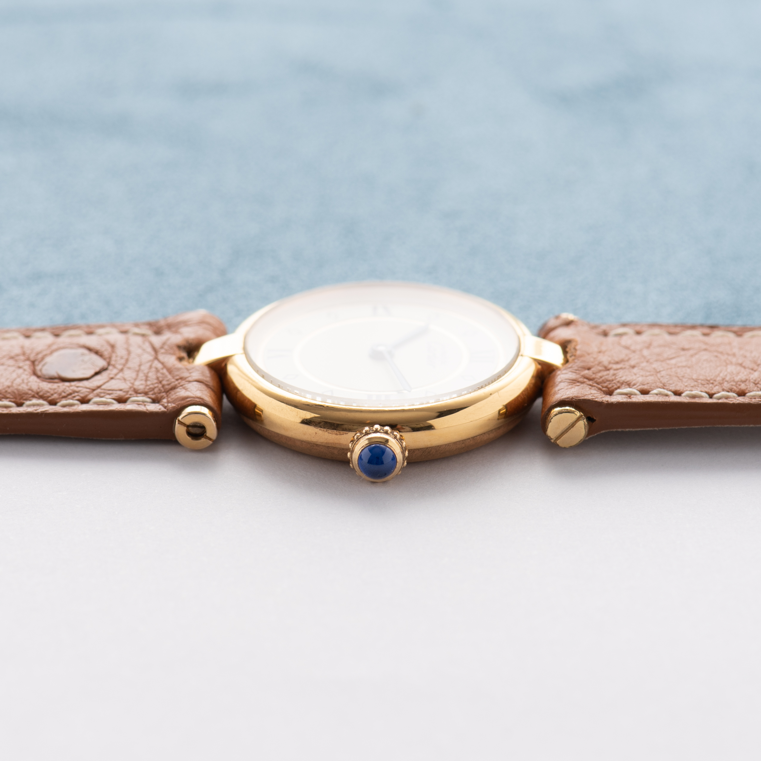 Vue de Cartier Must de Vendome White Arabic Dial Quartz réf 590004 Full Set from 1991