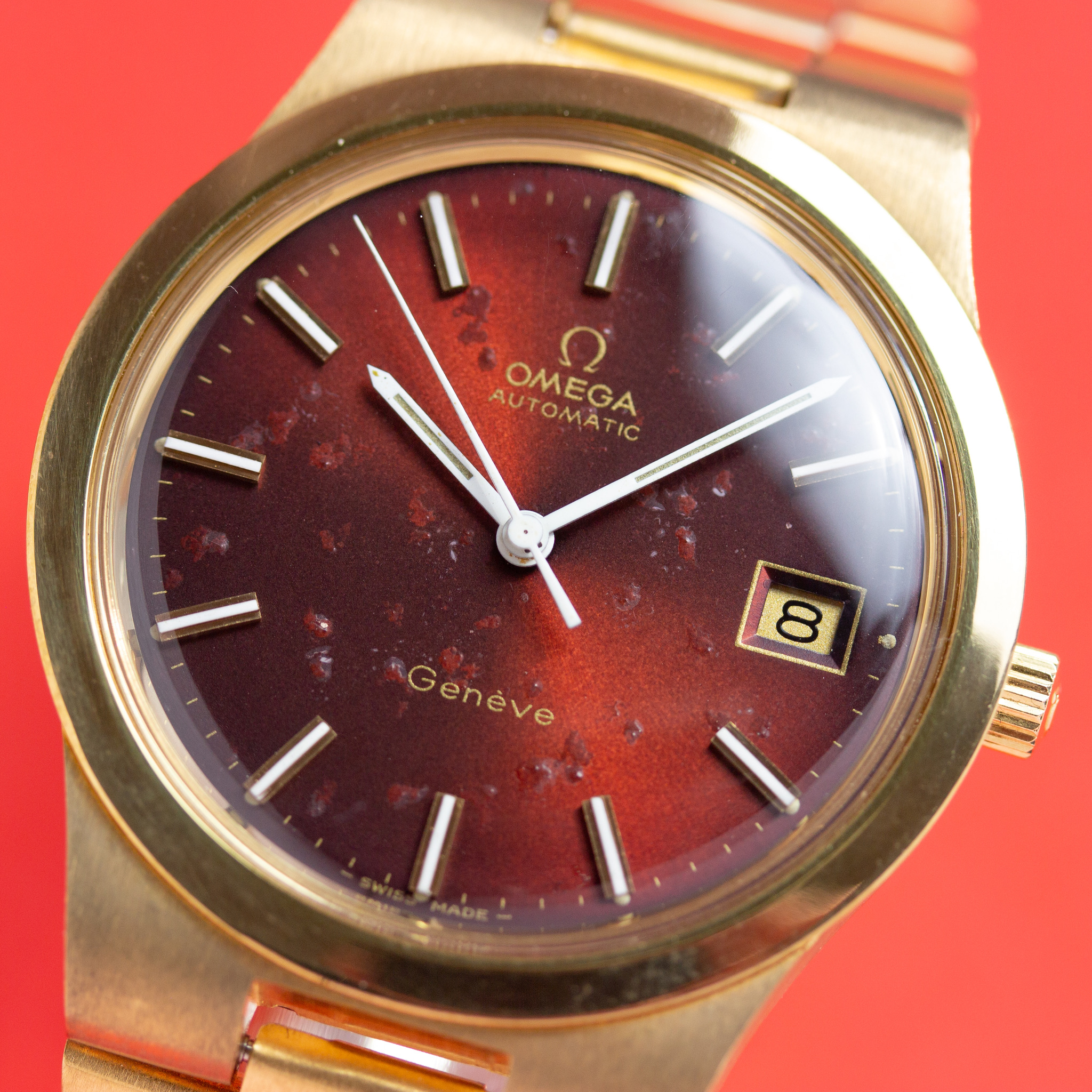View of Omega Automatic Genève réf 166.0173 cal 1012
