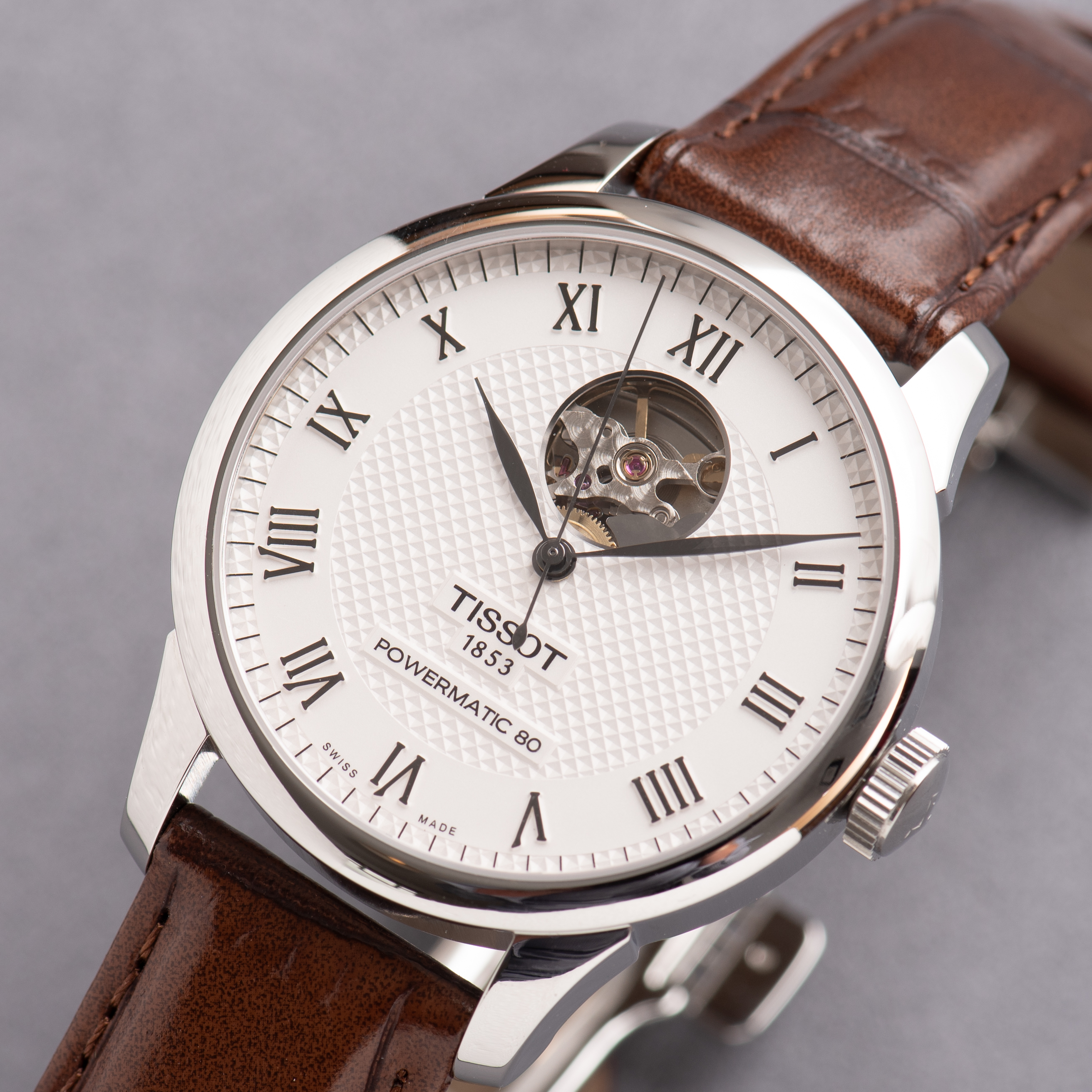 Vue de Tissot Le Locle Open Heart Like New Full Set Réf T006.407.16.033.01