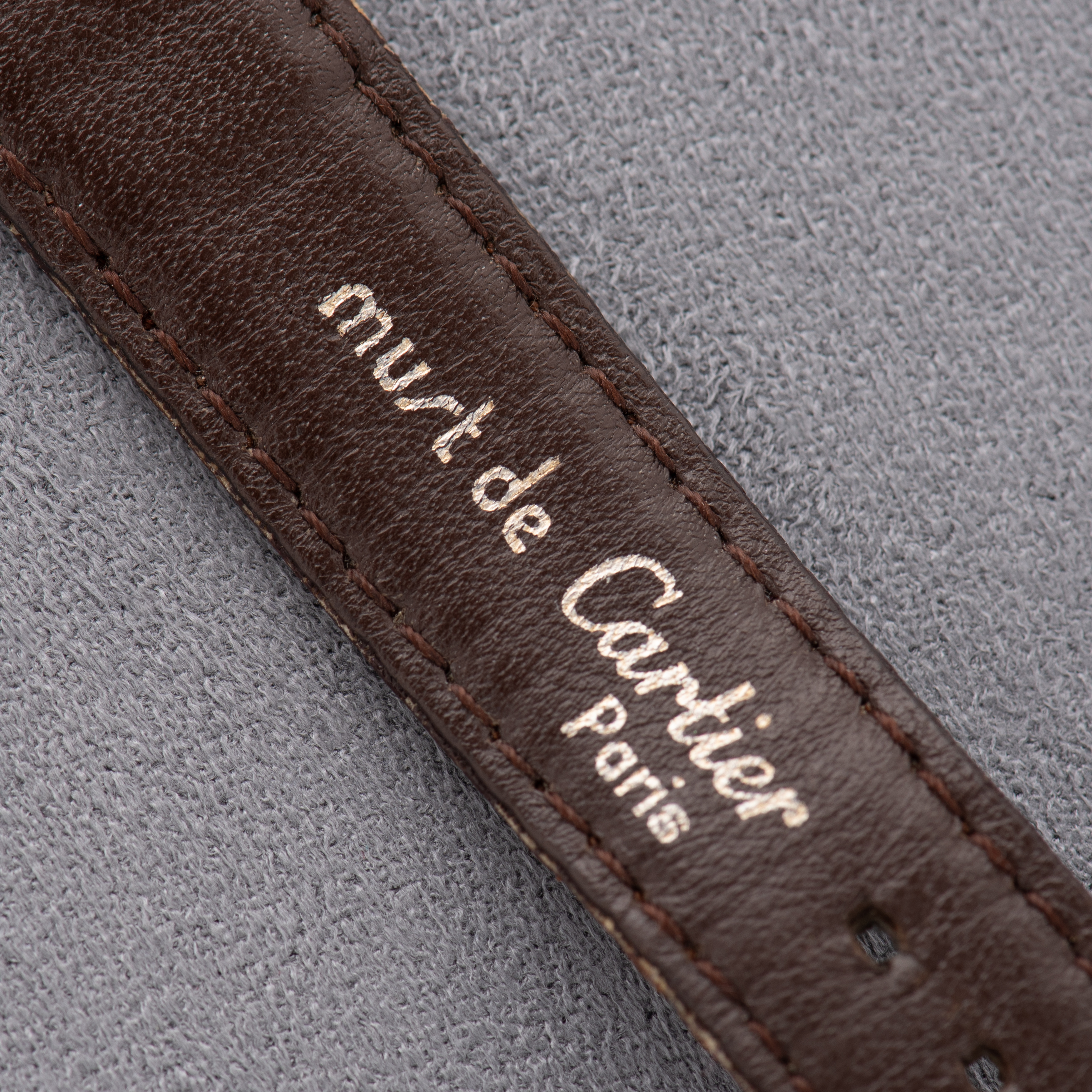 Vue de Cartier Must de Tank de Must Vermeil Burgundy Dial from 1980