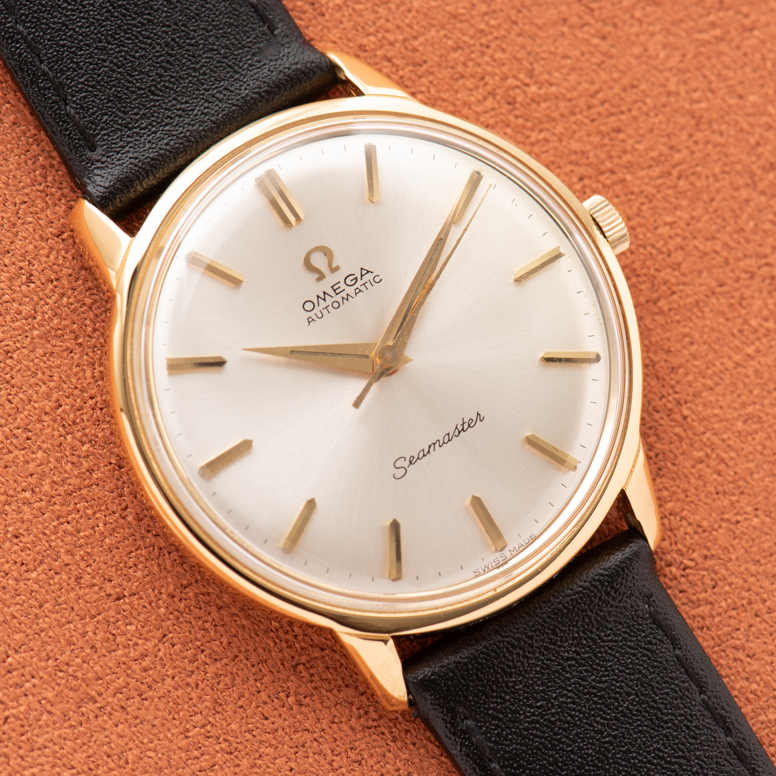View of Omega Automatic Seamaster Gold Plated/steel Réf 165.001 from 1962