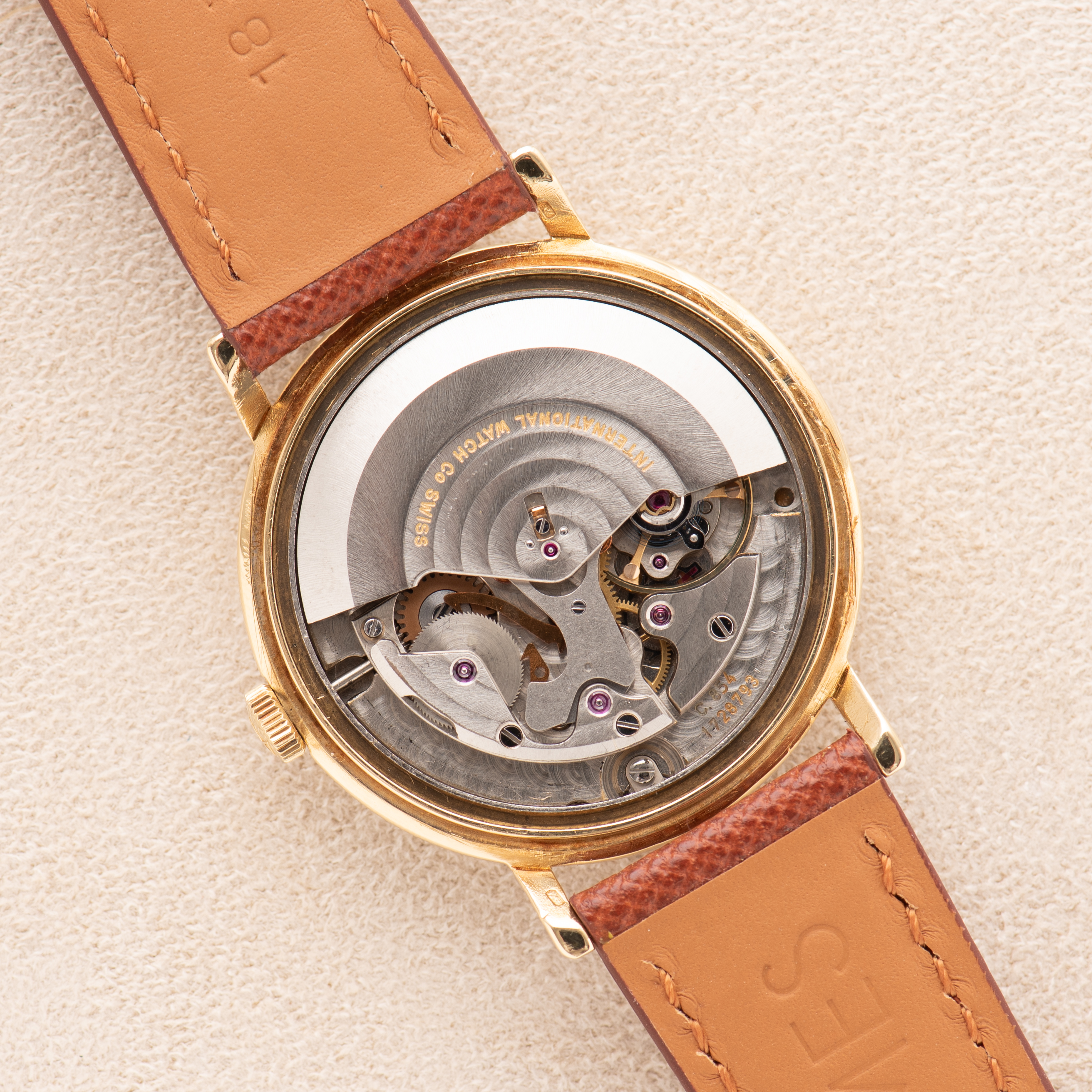View of International Watch Co Schaffhausen Automatic cal 854 ref R807A
