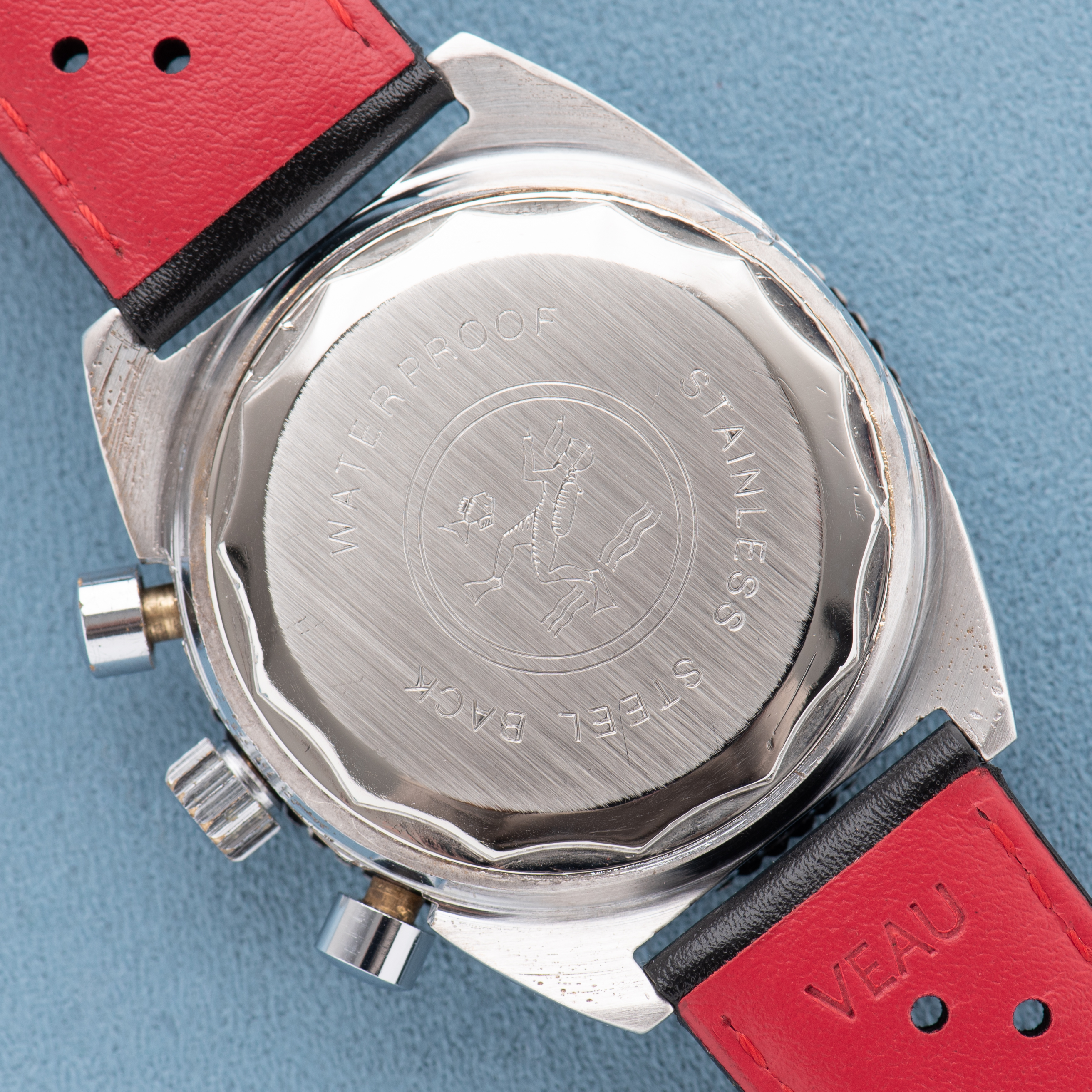 Zicht op Yunger Bresson "Yachtingraph" Chronograph Incabloc Valjoux 7733