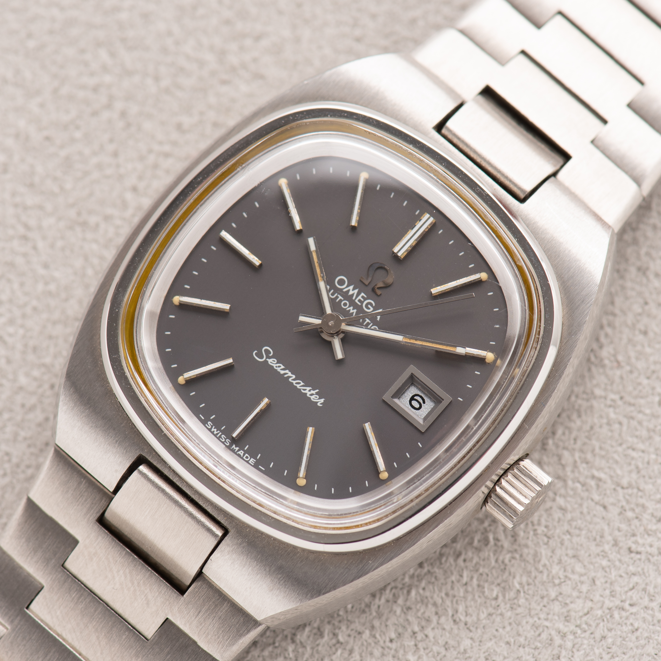 View of Omega Automatic Seamaster ref ST 766-0819 New Old Stock from 1970