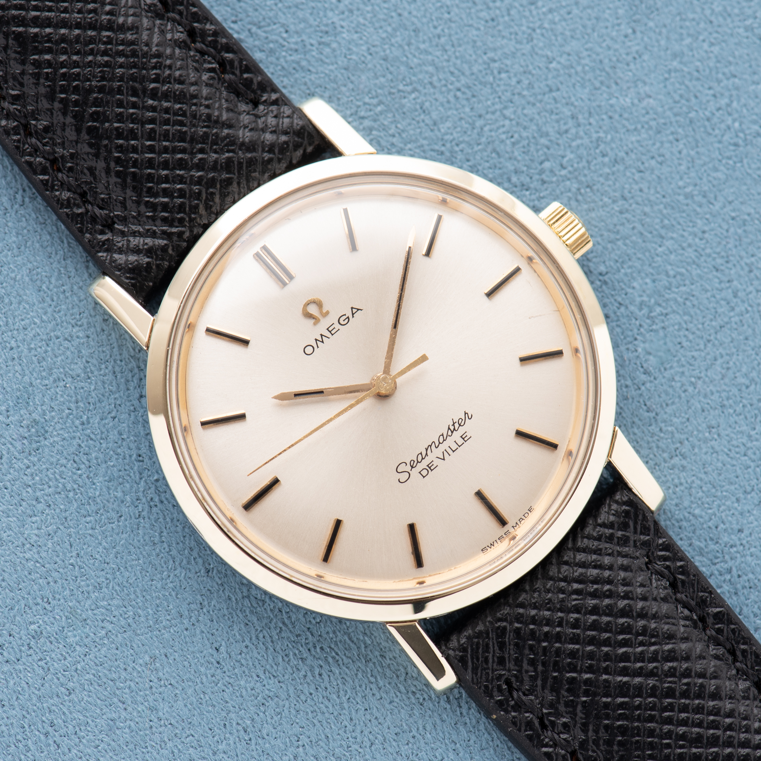 Zicht op Omega Seamaster De Ville Date Gold/Steel Réf 135.001 from 1966