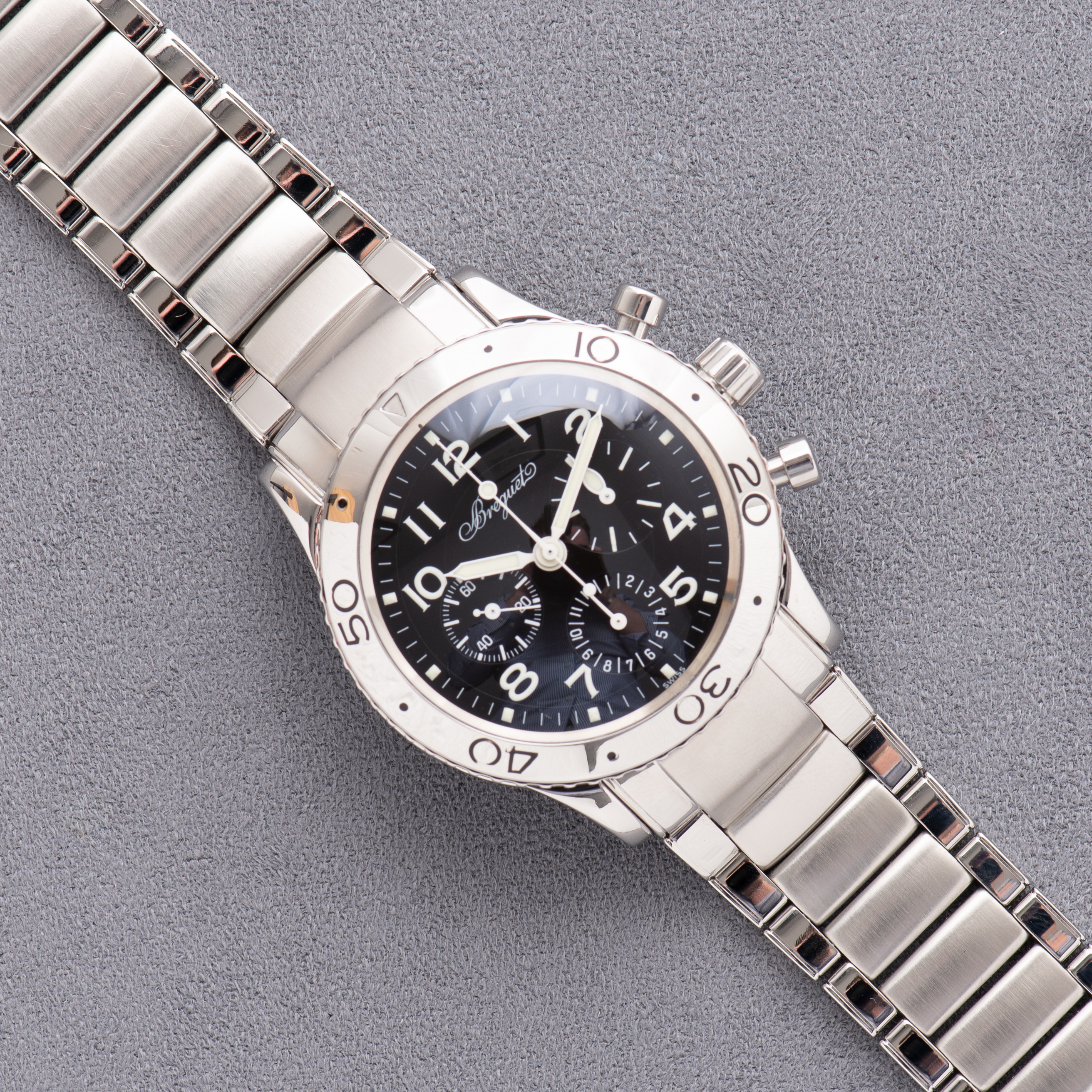 View of Breguet Type XX Automatic Ref 3800 Aeronavale