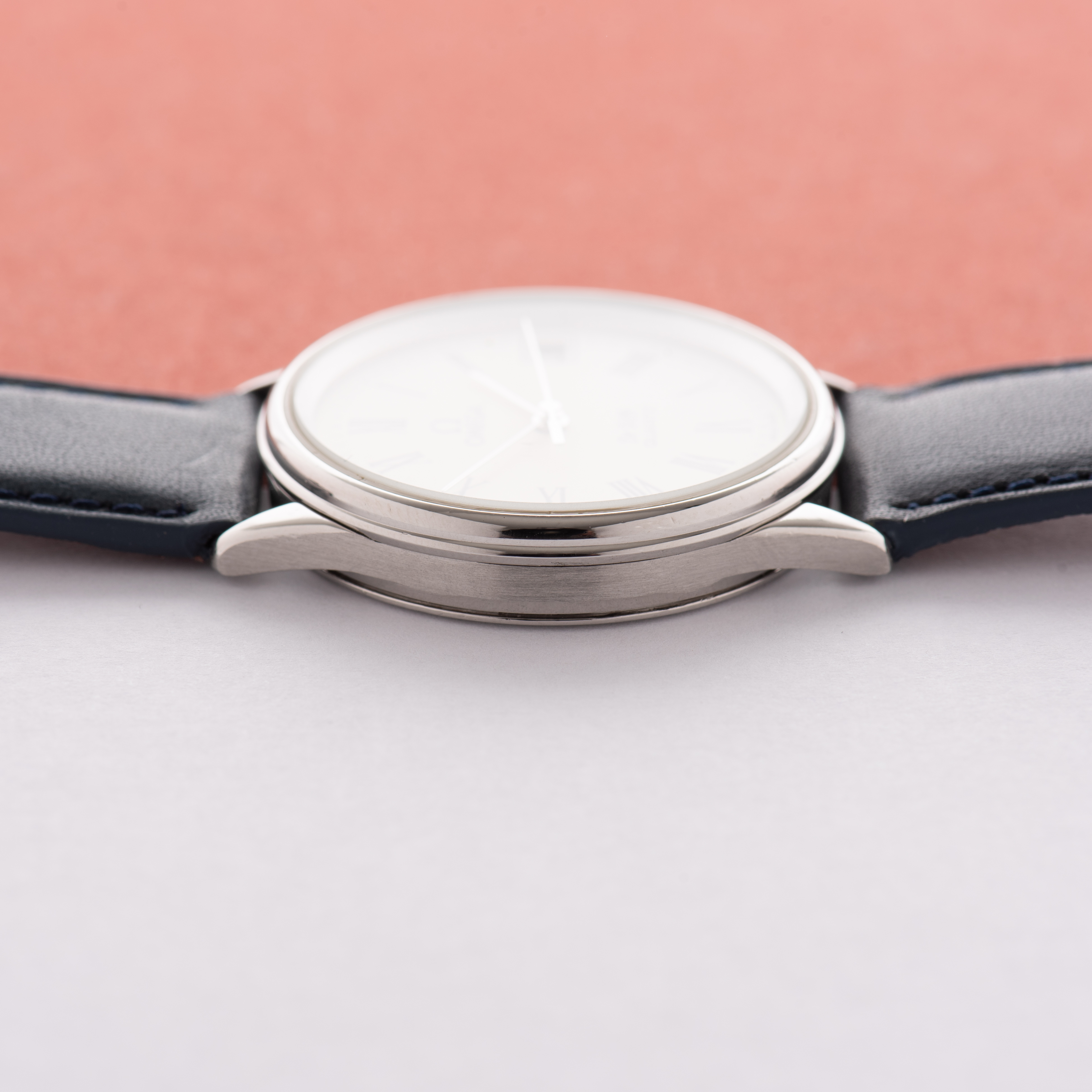 View of Omega de Ville Quartz White Dial Ref 196.0164 from 1980