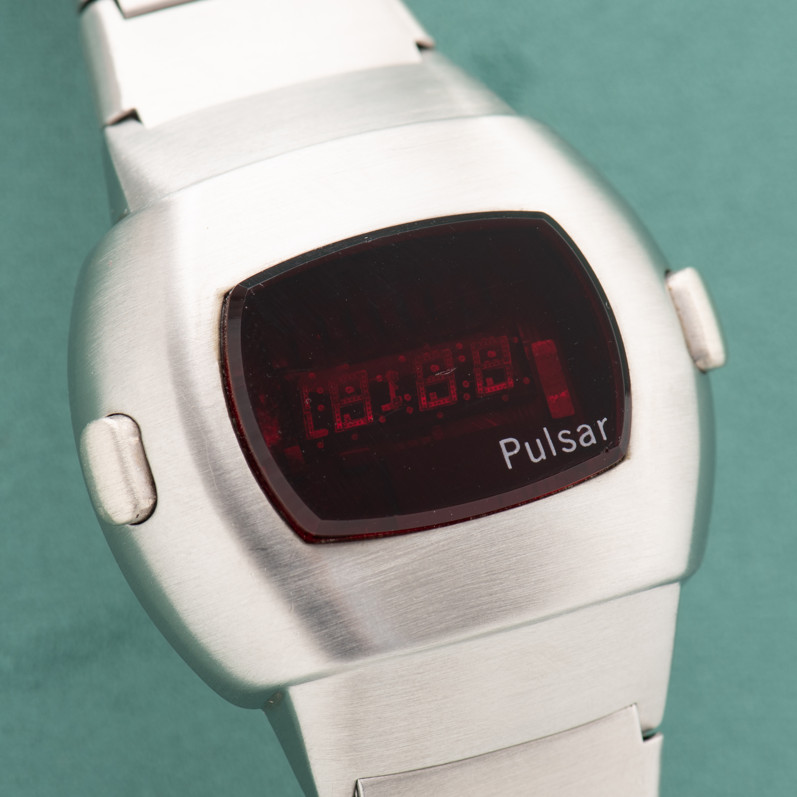 View of Pulsar P3 Time Computer "James Bond" from 1973