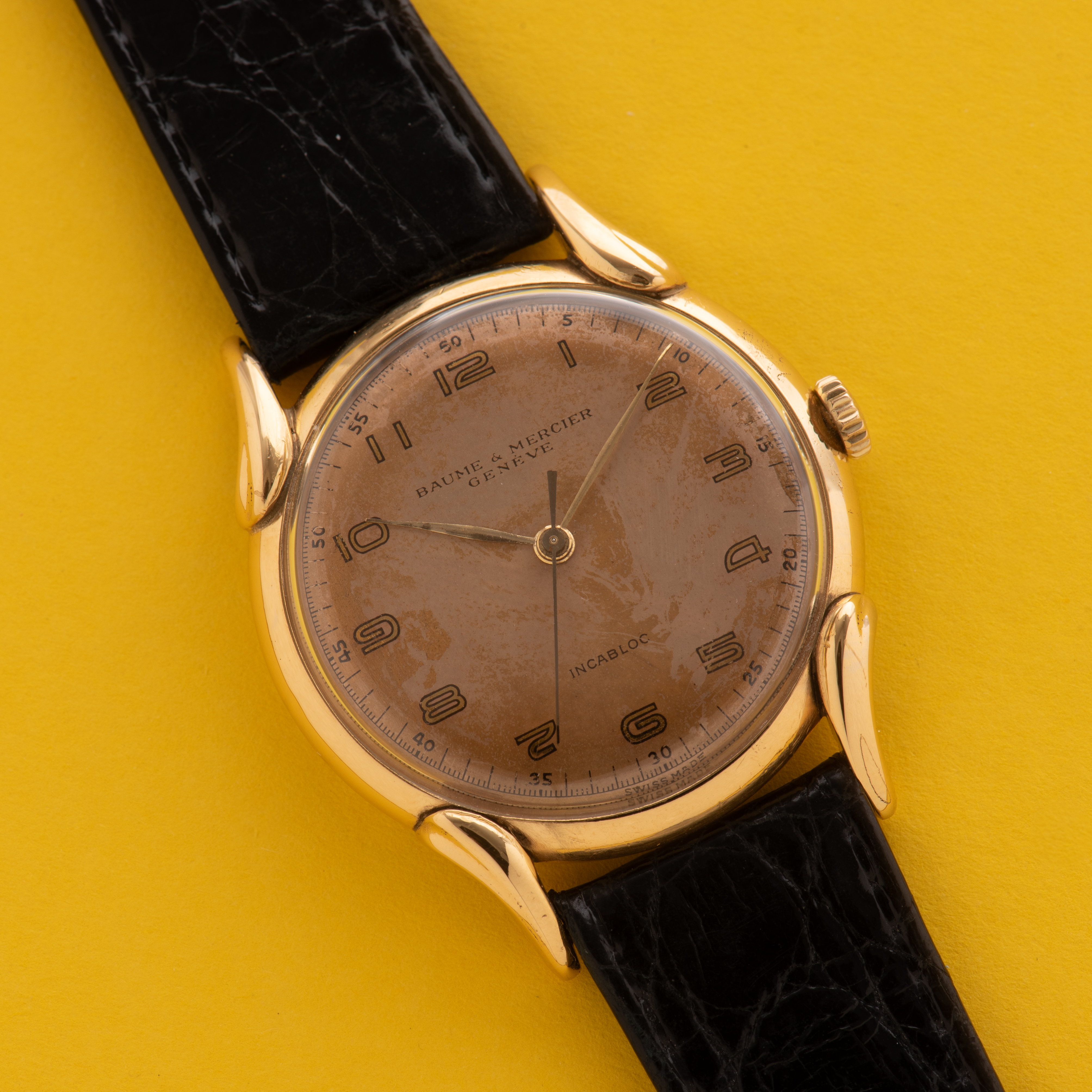 Vue de Baume & Mercier Genève Incabloc mécanique
