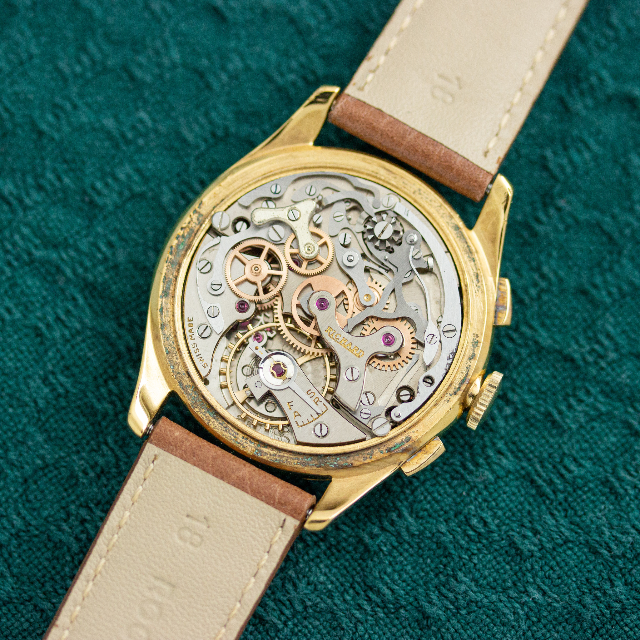Vue de Richard Chronographe incabloc valjoux 23
