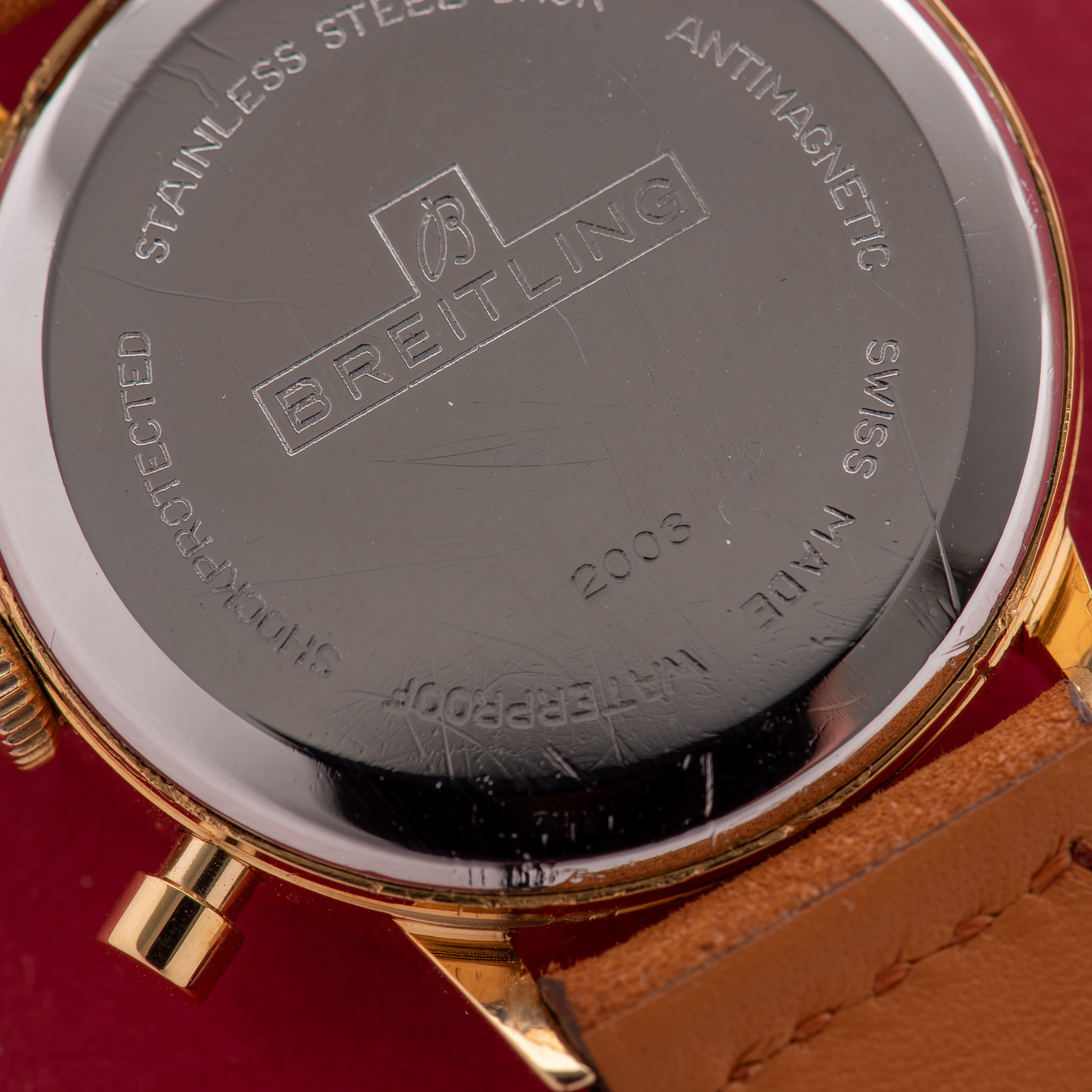 Zicht op Breitling Toptijd Chronograaf Venus 188 ref 2003