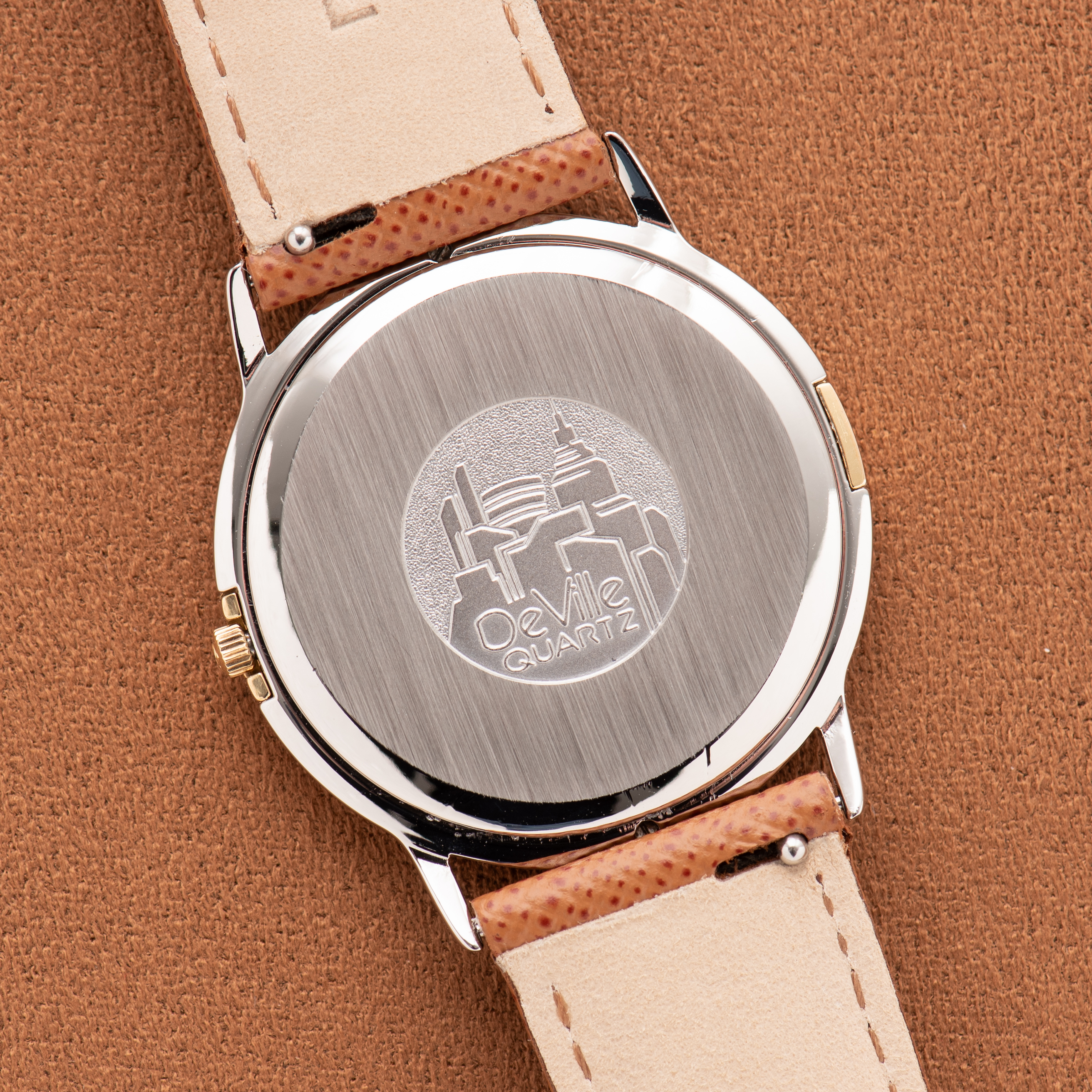 Zicht op Omega De Ville Datum Verguld/staal Quartz Ref 196.0308 vanaf 1984