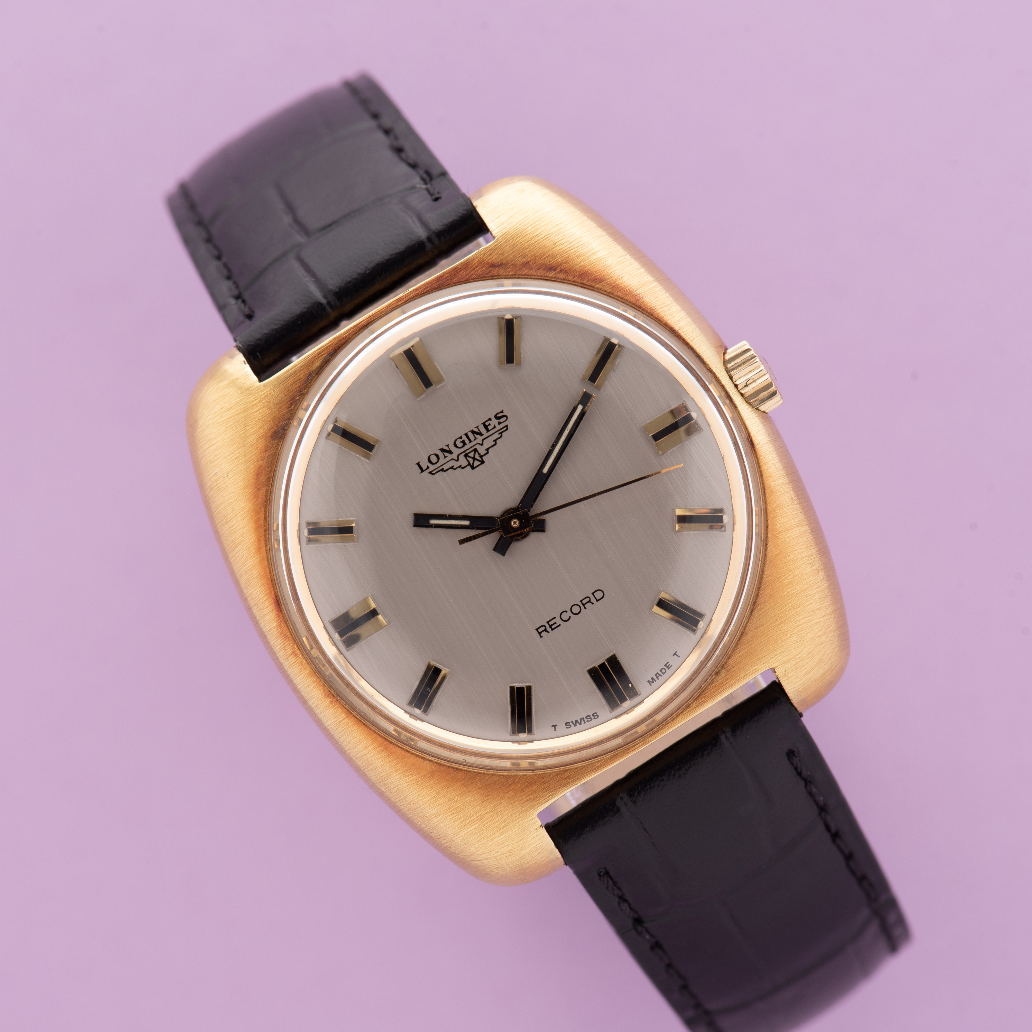 View of Longines Record mécanique réf 714103 cal 650