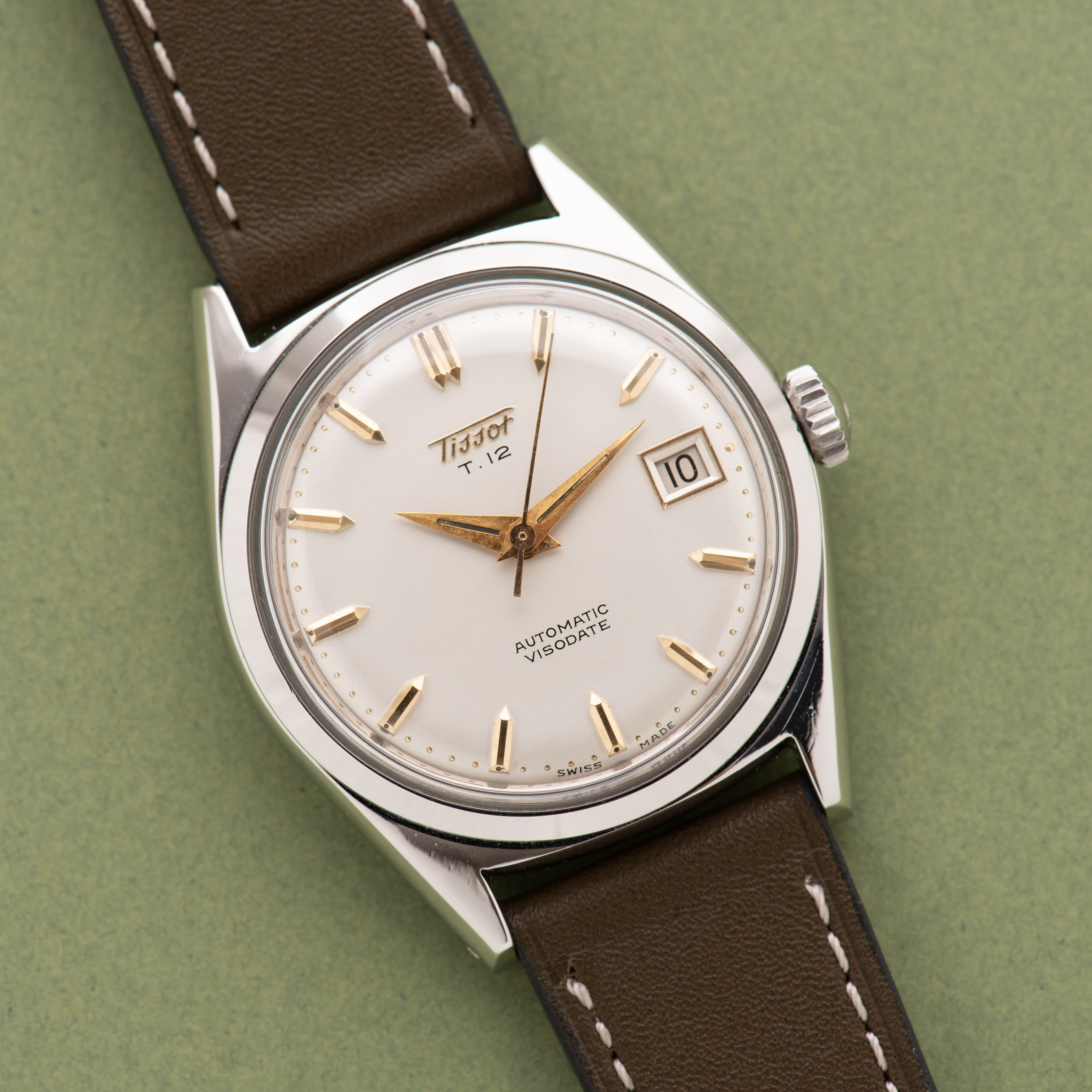 View of Tissot T12 Automatic Visodate ref 67012-1 cal 28.5R