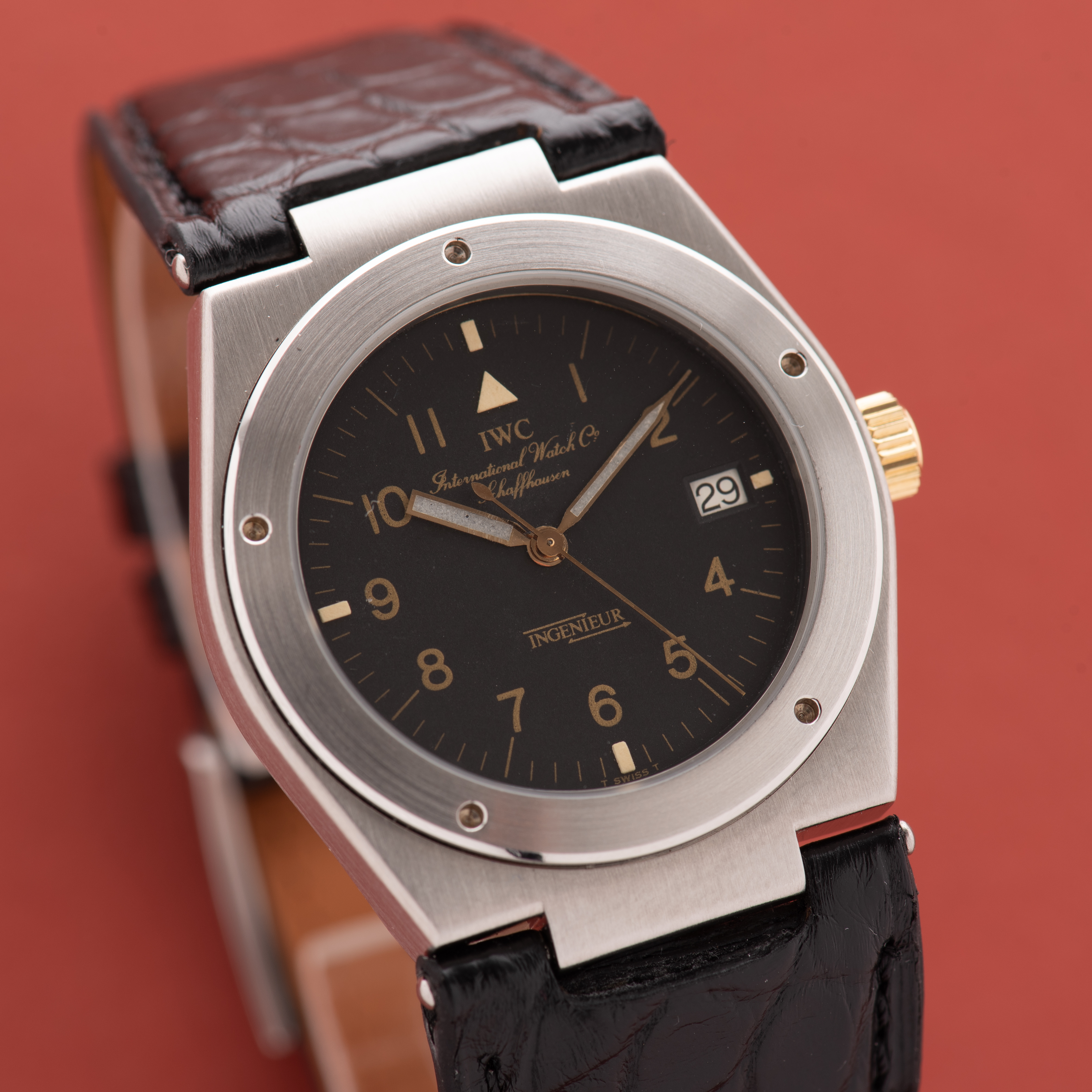 View of IWC Ingenieur Quartz "prototype" ref 3305 cal 2210