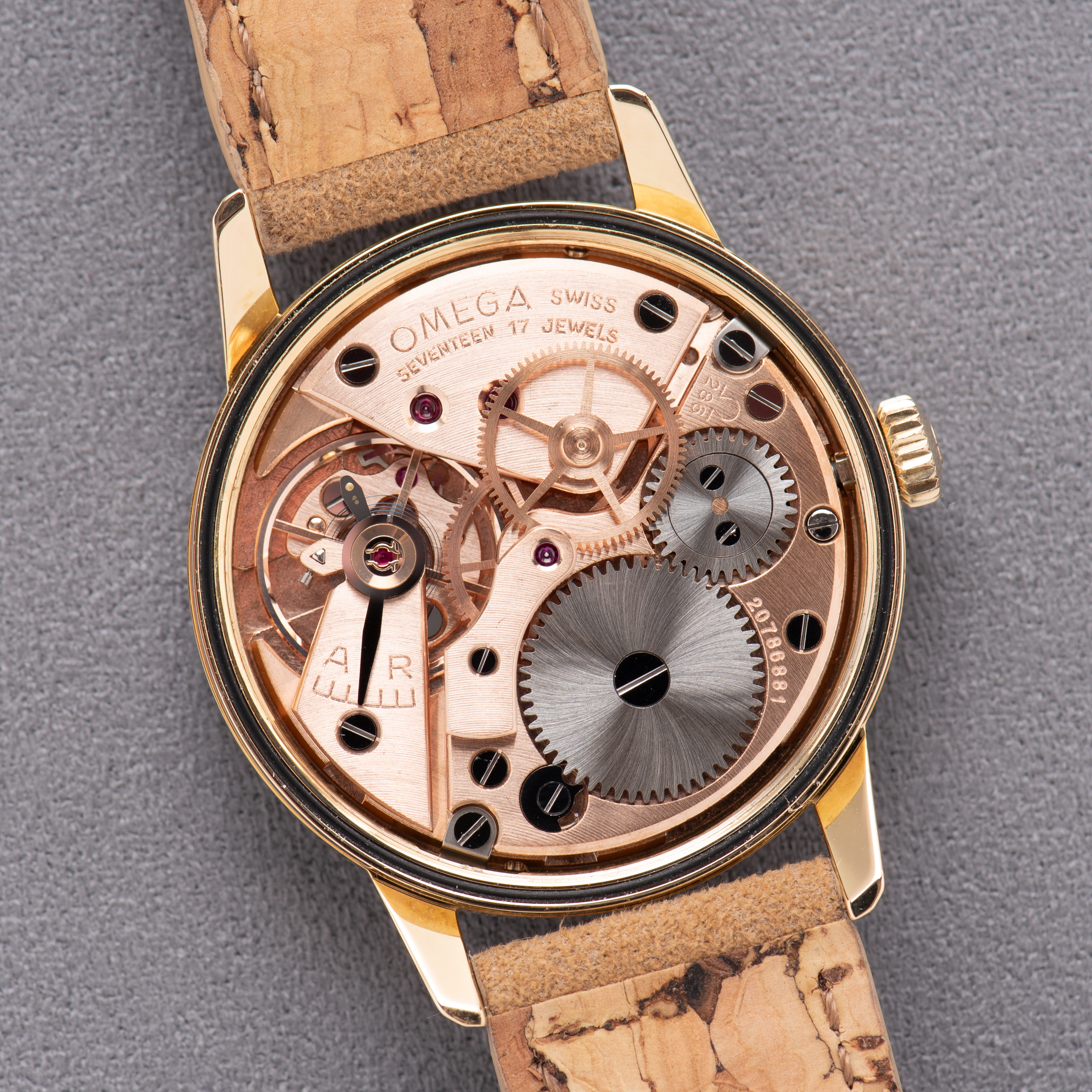 Vue de Omega Seamaster 30 "Linen Dial" GoldPlated LIKE NEW from 1963 Réf 135.007