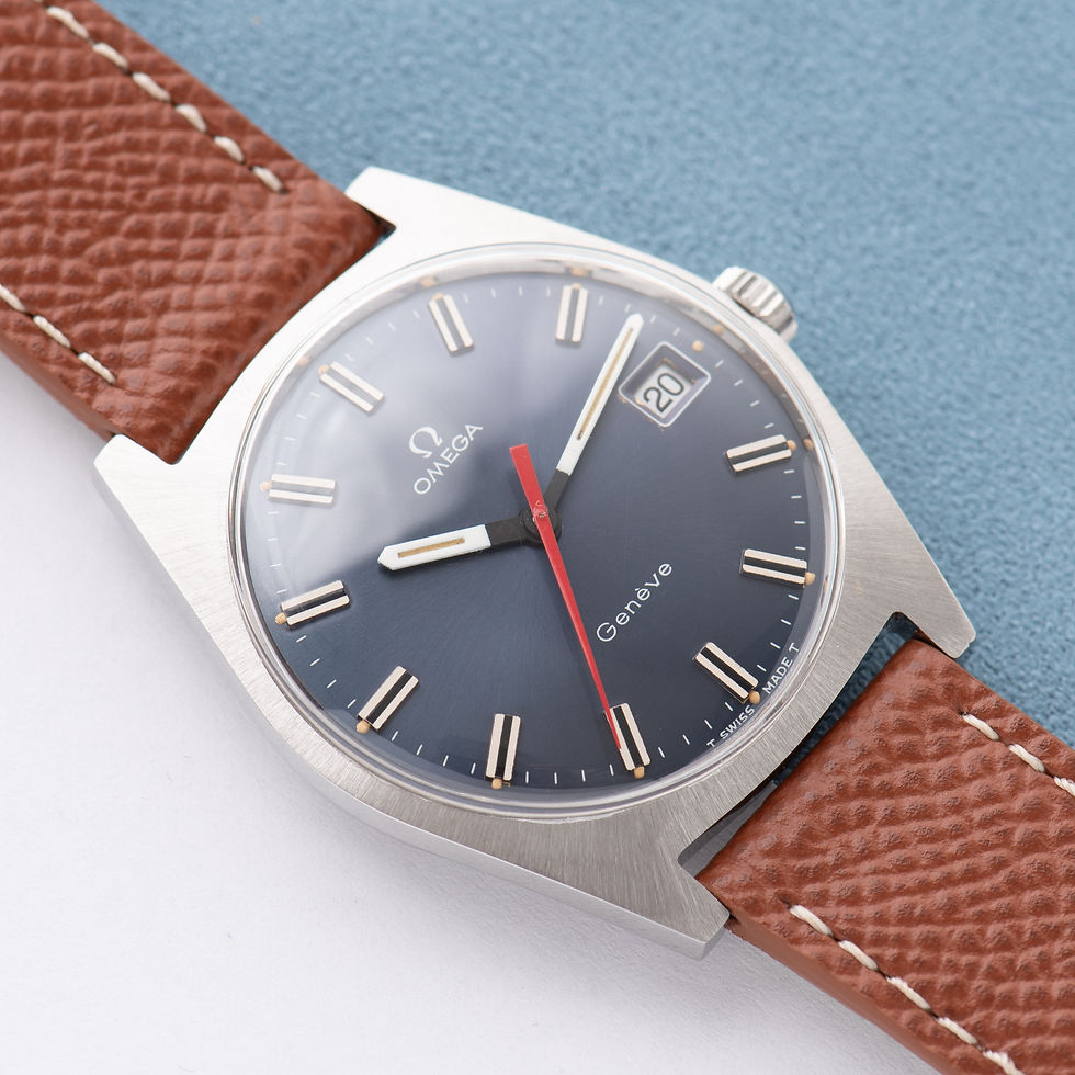 Miniature : Omega Genève Automatic Blue dial "Ultraman" from 1969 Cal 565 Ref 166.041