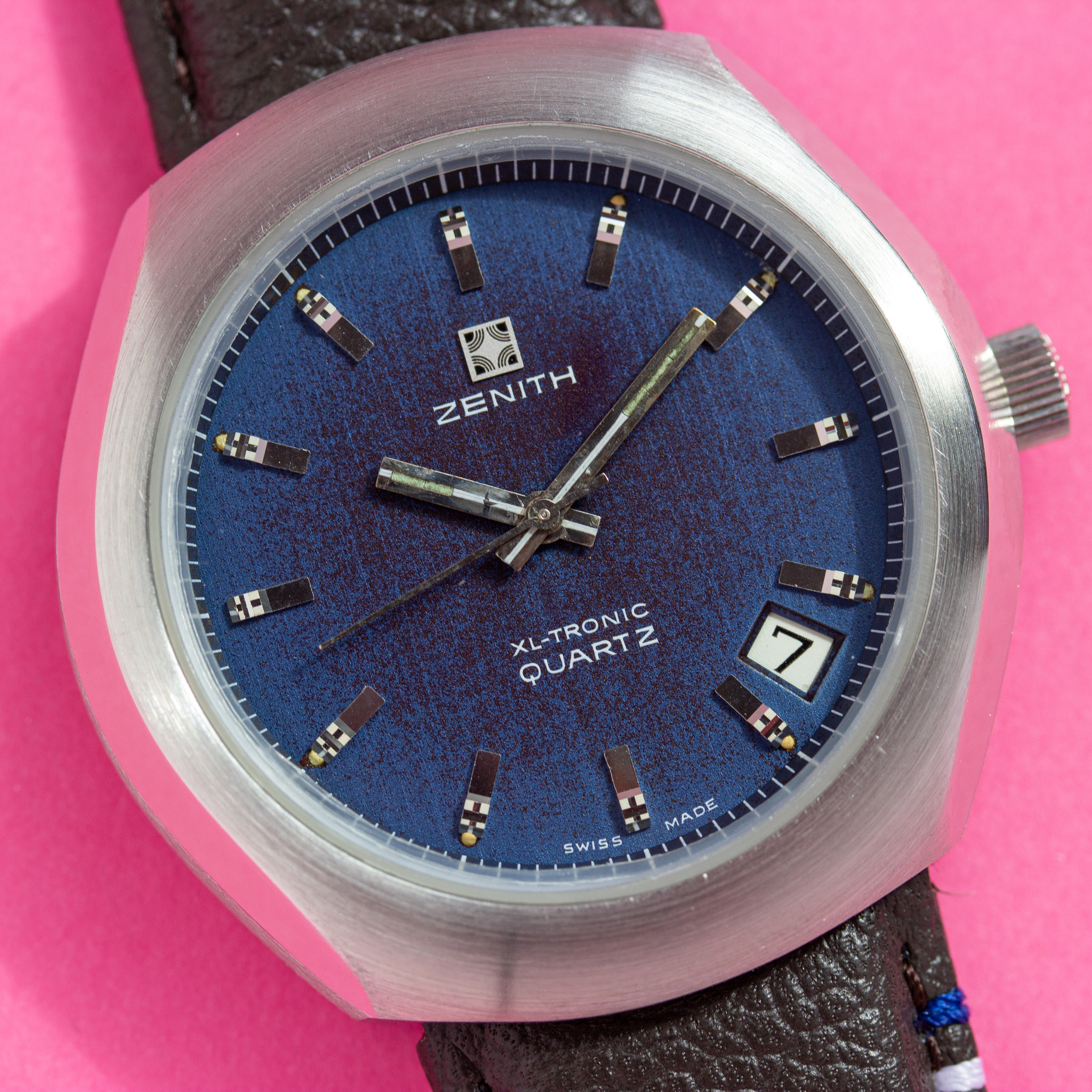 Vue de Zenith Xl-tronic Quartz réf 01.0030.510 New Old Stock