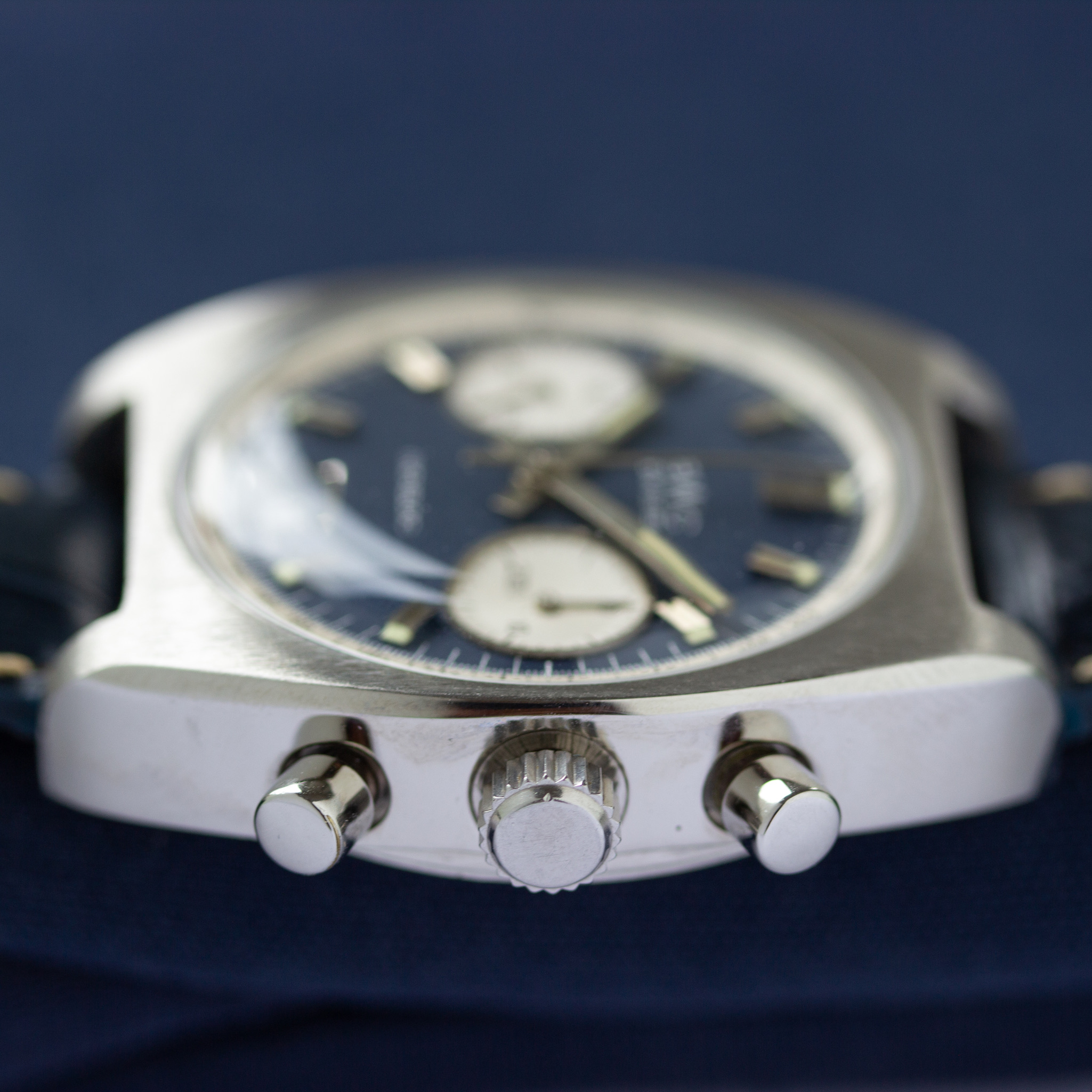 Zicht op BWC Swiss Chronographe valjoux 7734