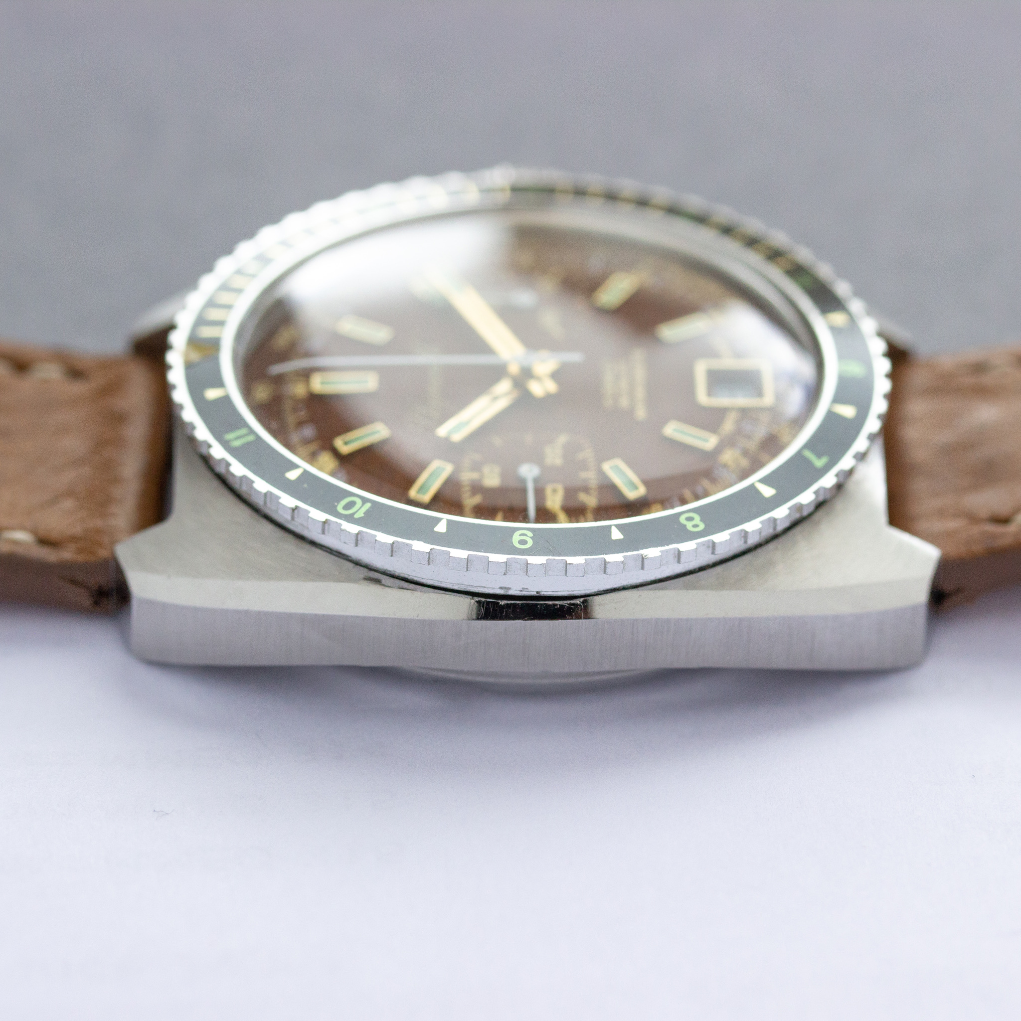 View of Plymouth Chronograph New Old Stock valjoux 7734