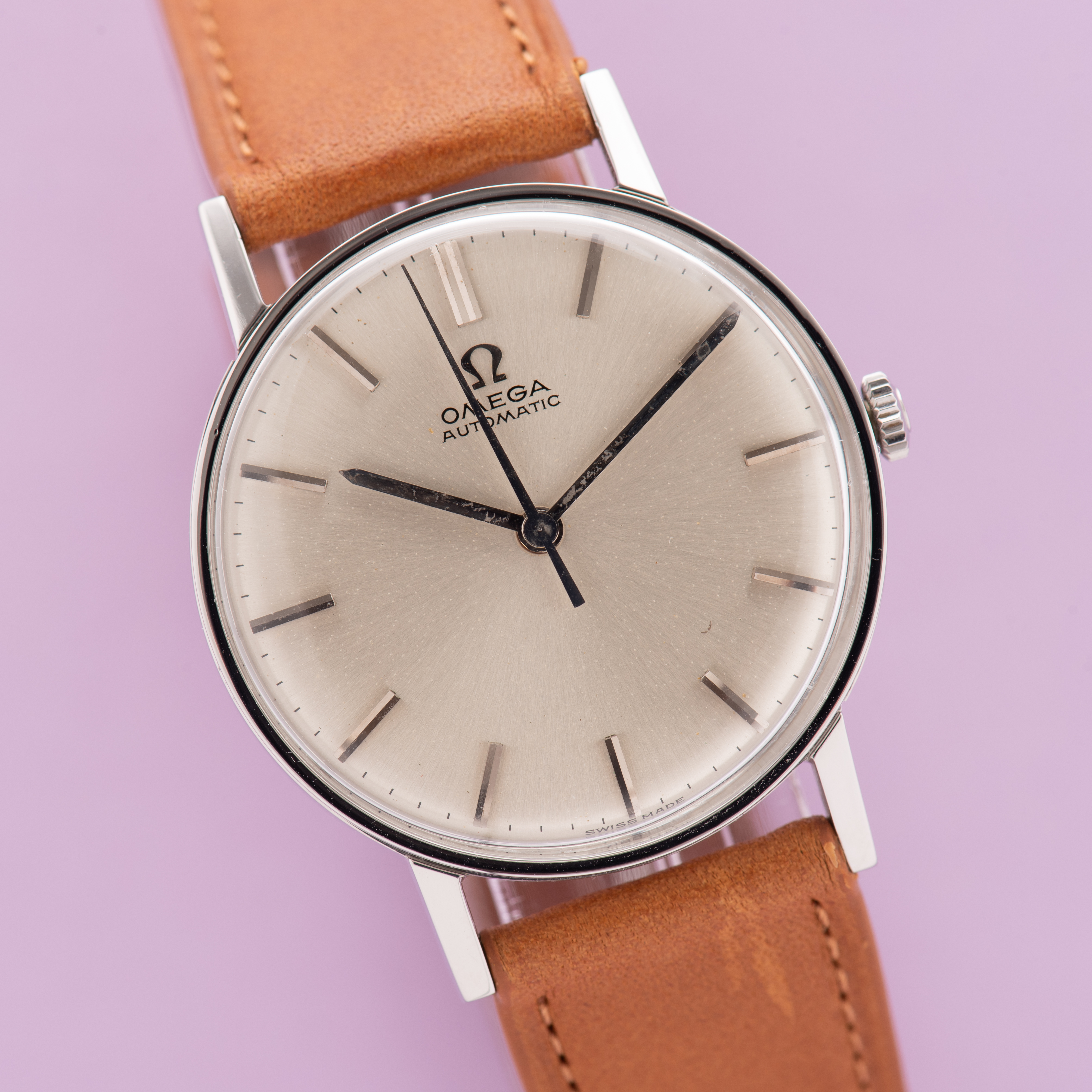 Vue de Omega Automatic Dress Watch Steel from 1963 Réf 161.002 SC