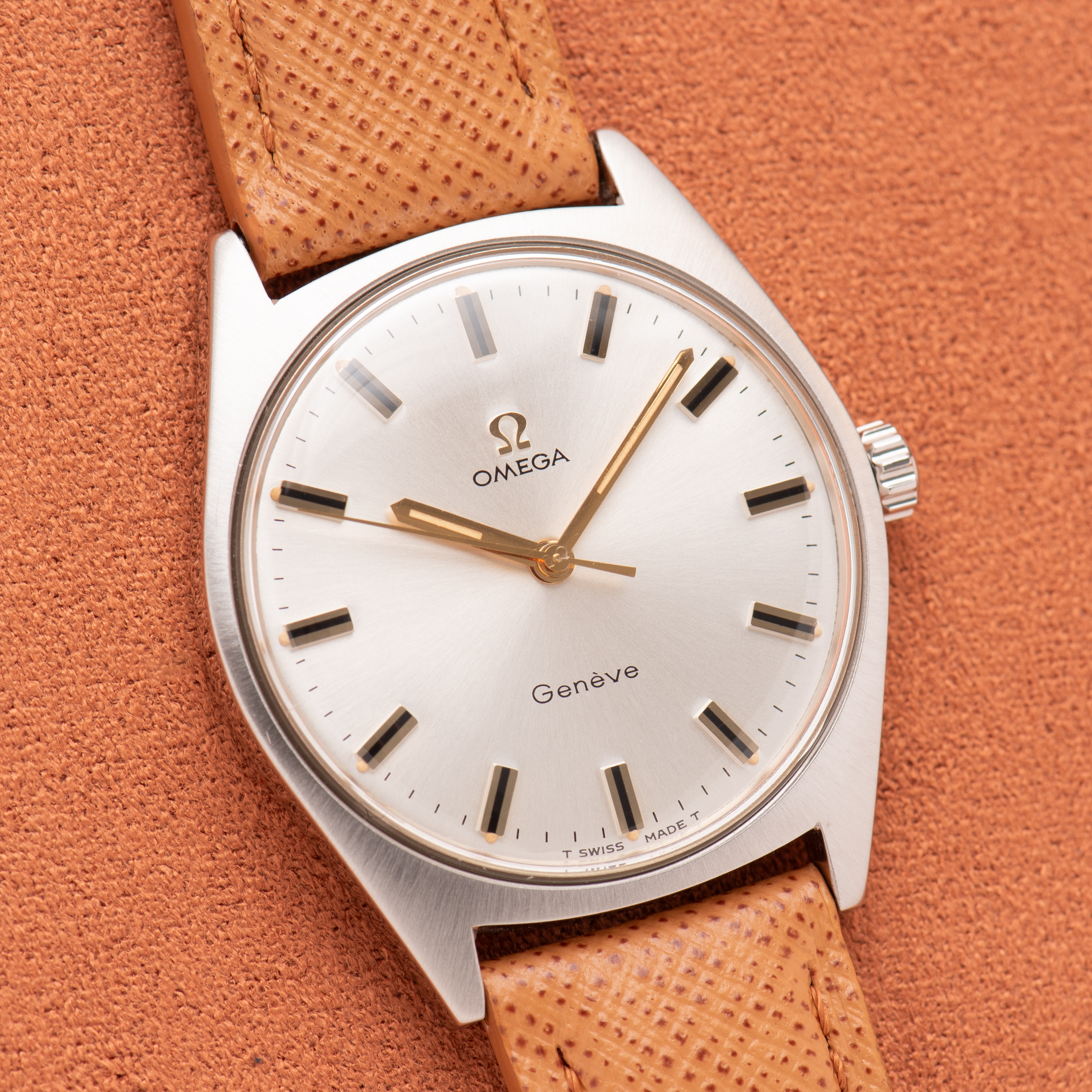 Zicht op Omega Genève mécanique réf 135.041 from 1969