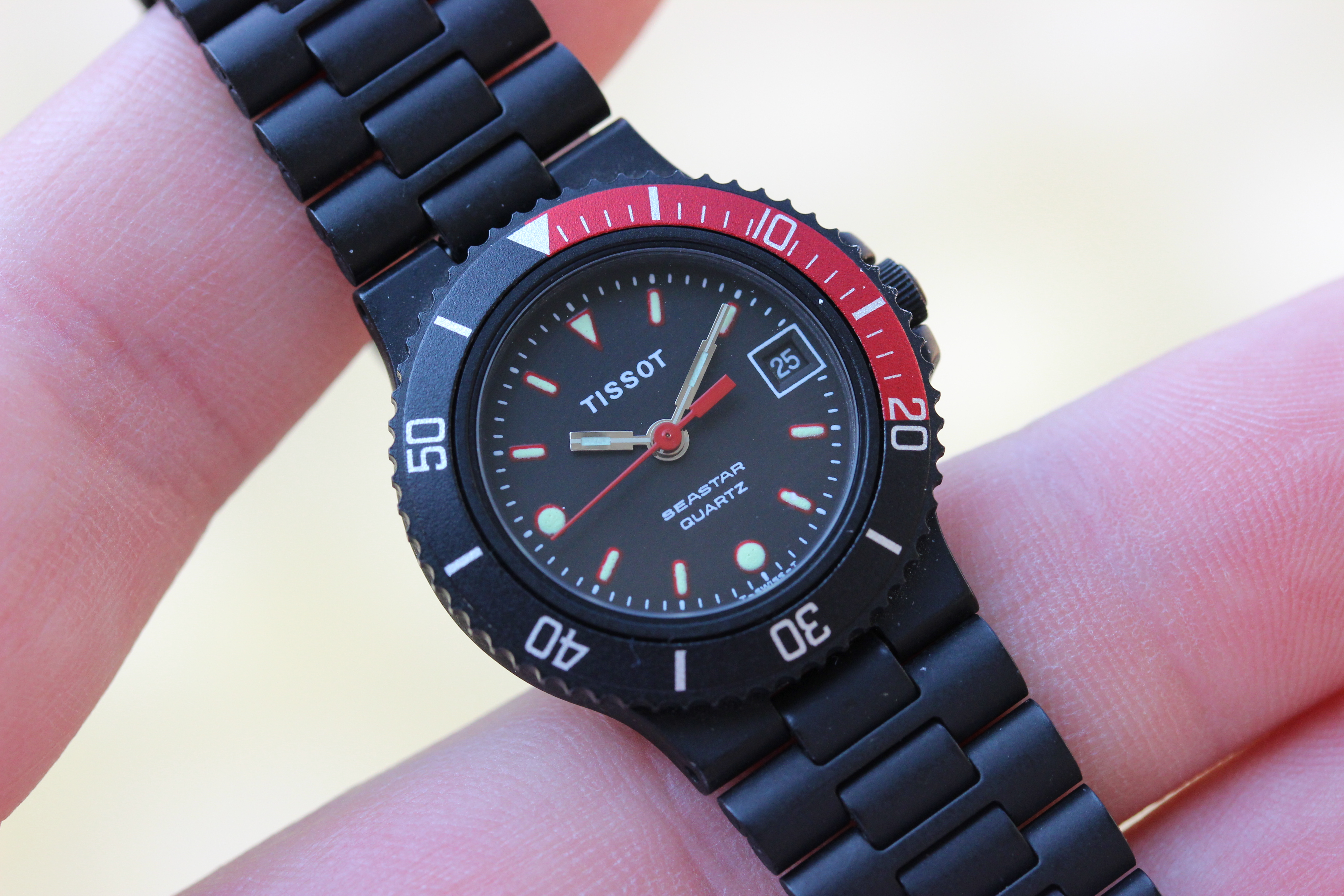 View of Tissot Seastar Quartz New Old Stock