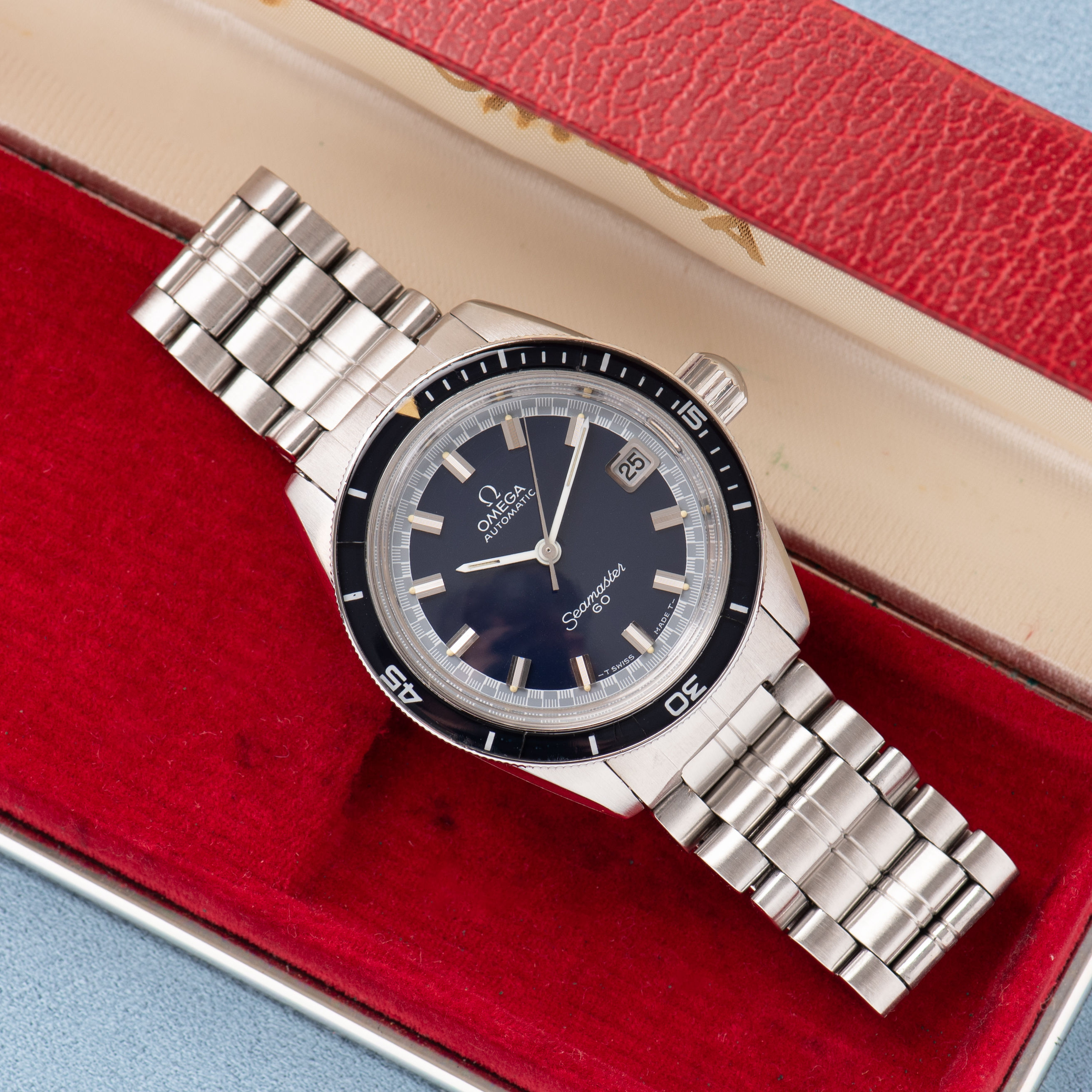 Omega Automatic Seamaster 60 Divers from 1969 Réf 166.062